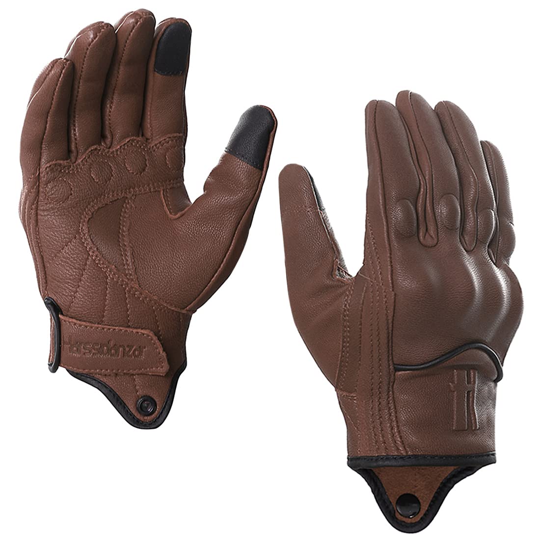 Harssidanzar Womens Motorcycle Gloves,Womens Motorcycle Riding Driving Glove for Women,Motorbike Powersports Gloves Touchscreen 