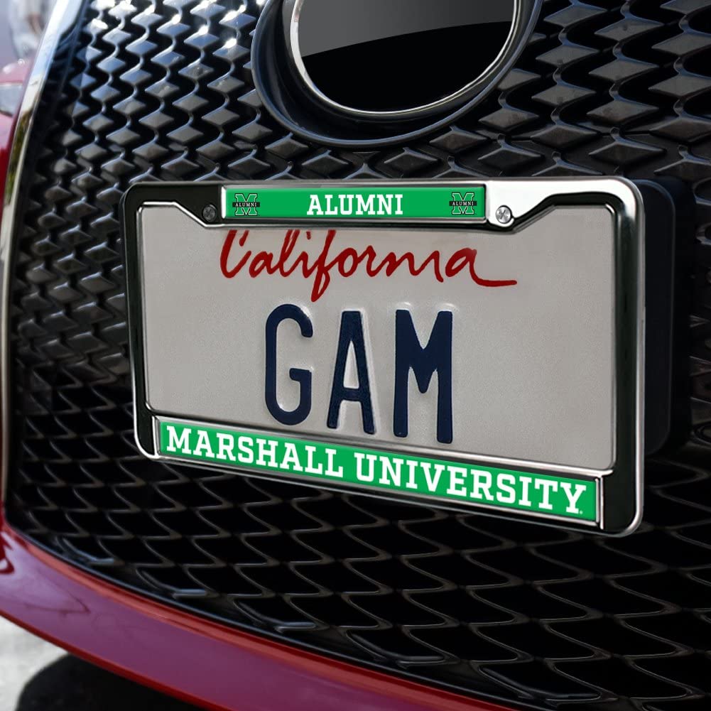 Marshall University Alumni Full Size Standard License Plate Metal Frame