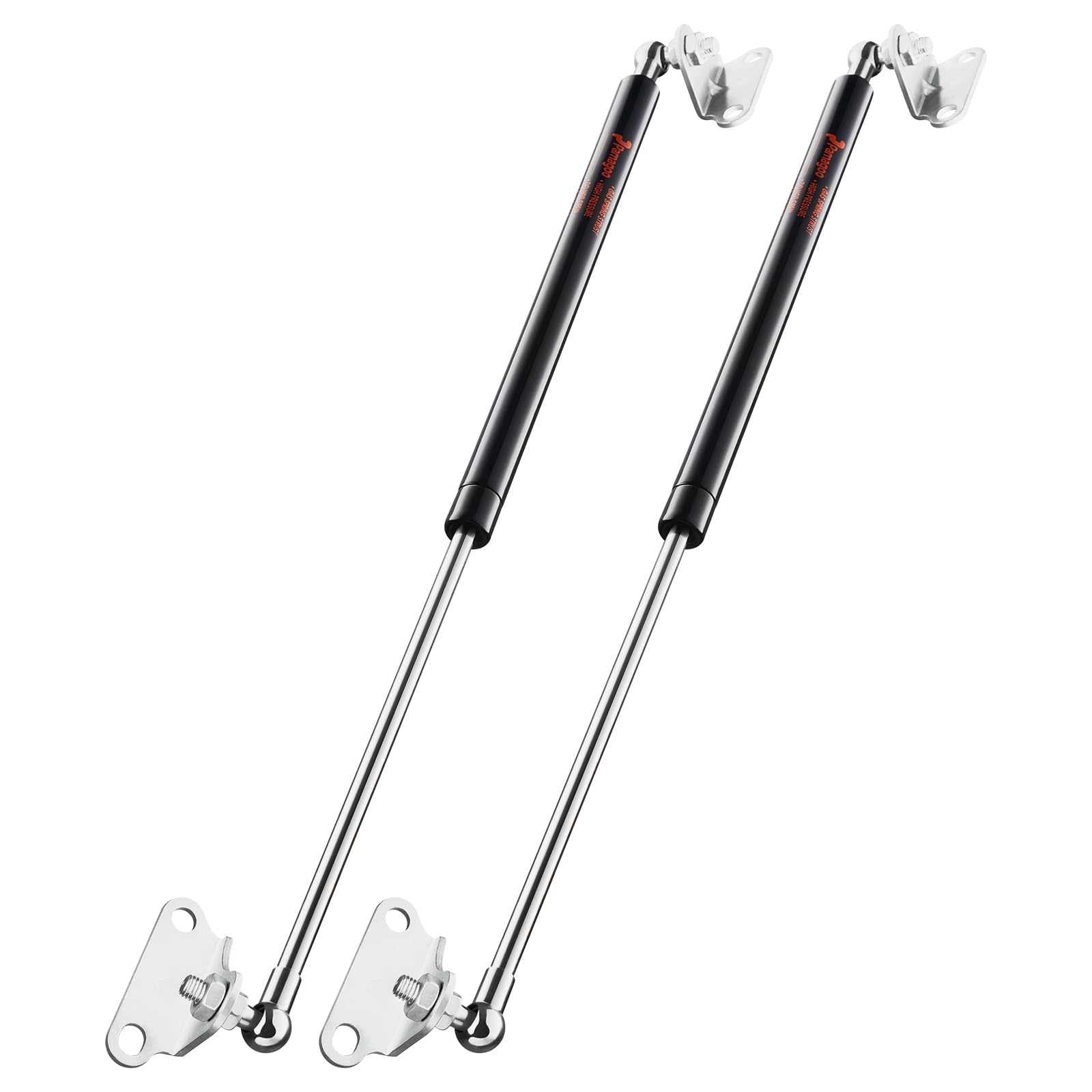 20 Inch 150 Lbs Gas Strut Shocks, 668 N Per Prop With L-Type Mounts For Heavy Duty Lid Rv Bed Toolbox Basement Floor Door Heavy 