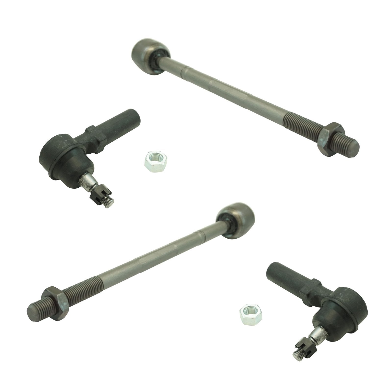 Trq Front Tie Rod Set Compatible With 2004-2009 Cadillac Xlr 1997-2013 Chevrolet Corvette