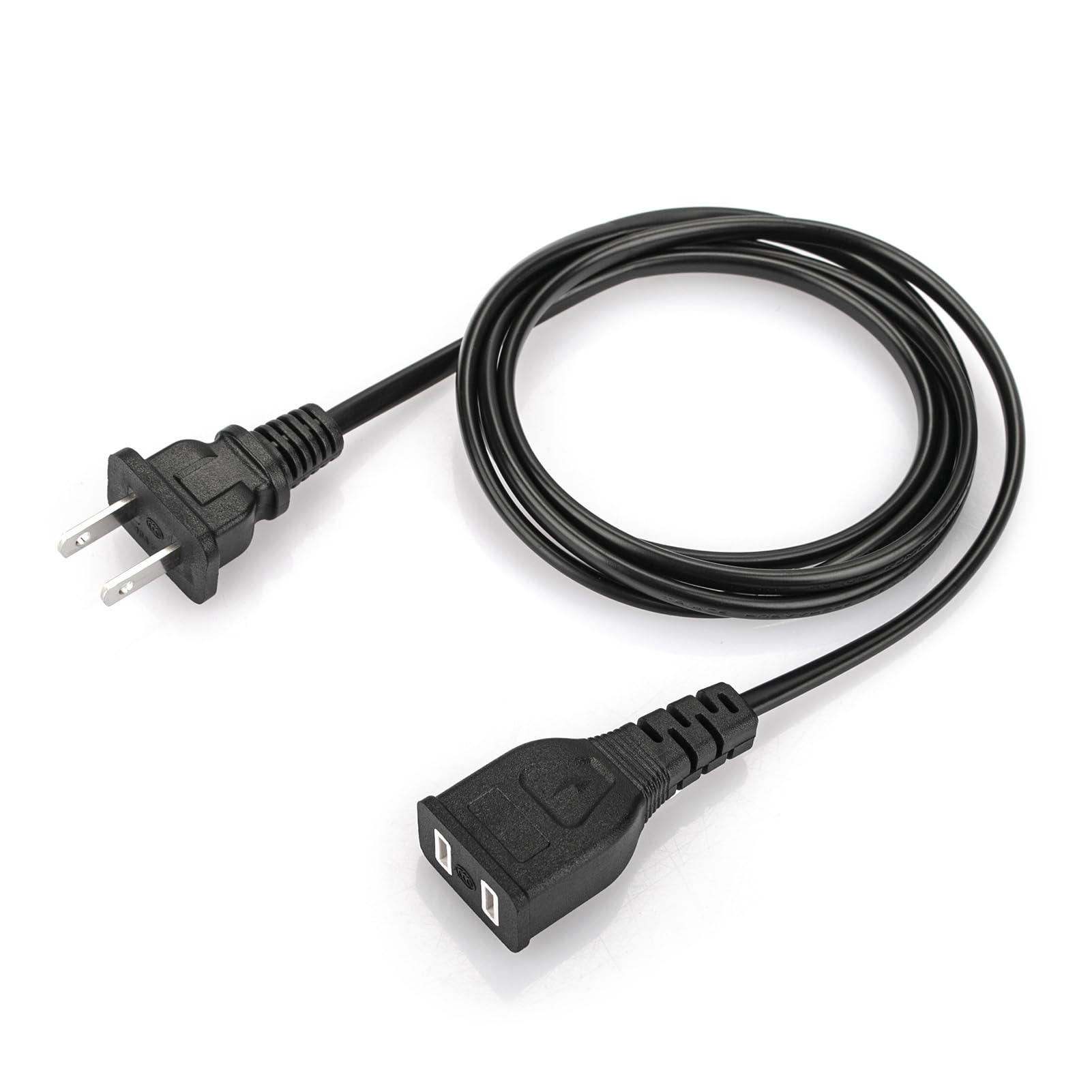 2-Prong 120V 60Hz 13W AC Power Cord for DeWalt DXAEJ14 1400 Peak Amp Car Jump Starter, Car Jump Starter Outlet Socket Charger Ca