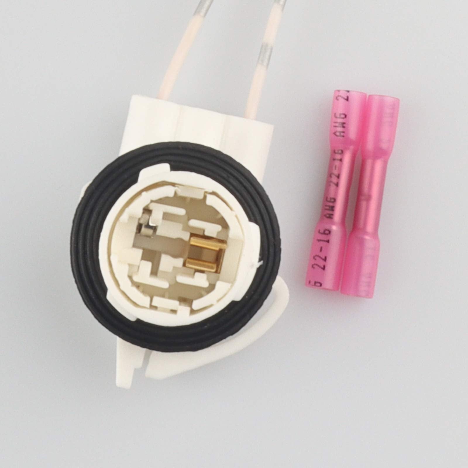 2PCS Lamp Socket, Wire Harness Pigtail Light Socket LS94,19258649,645-607 Compatible with Chevy Avalanche Silverado Suburban Tah