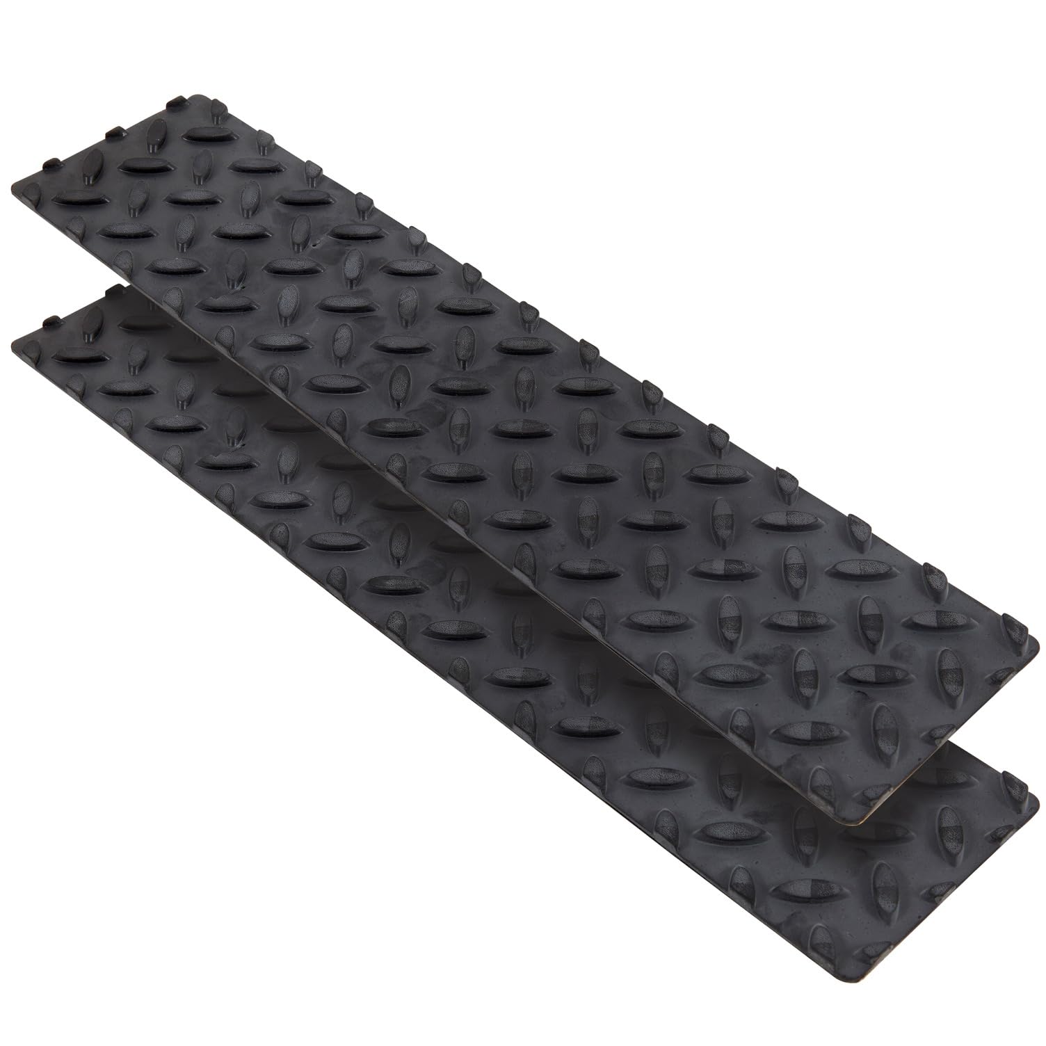 Keeper 05680-4A 4” X 17.5” Epdm Rubber Safety Step, Black, 2 Pack