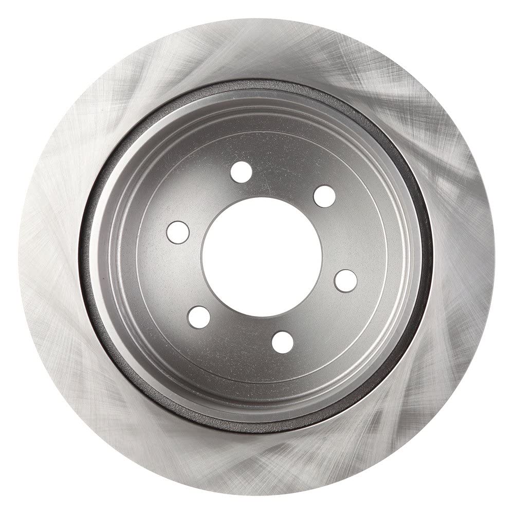 Trq Rear Brake Rotors Set Solid Compatible With 2004-2011 Ford F-150 2006-2008 Lincoln Mark Lt