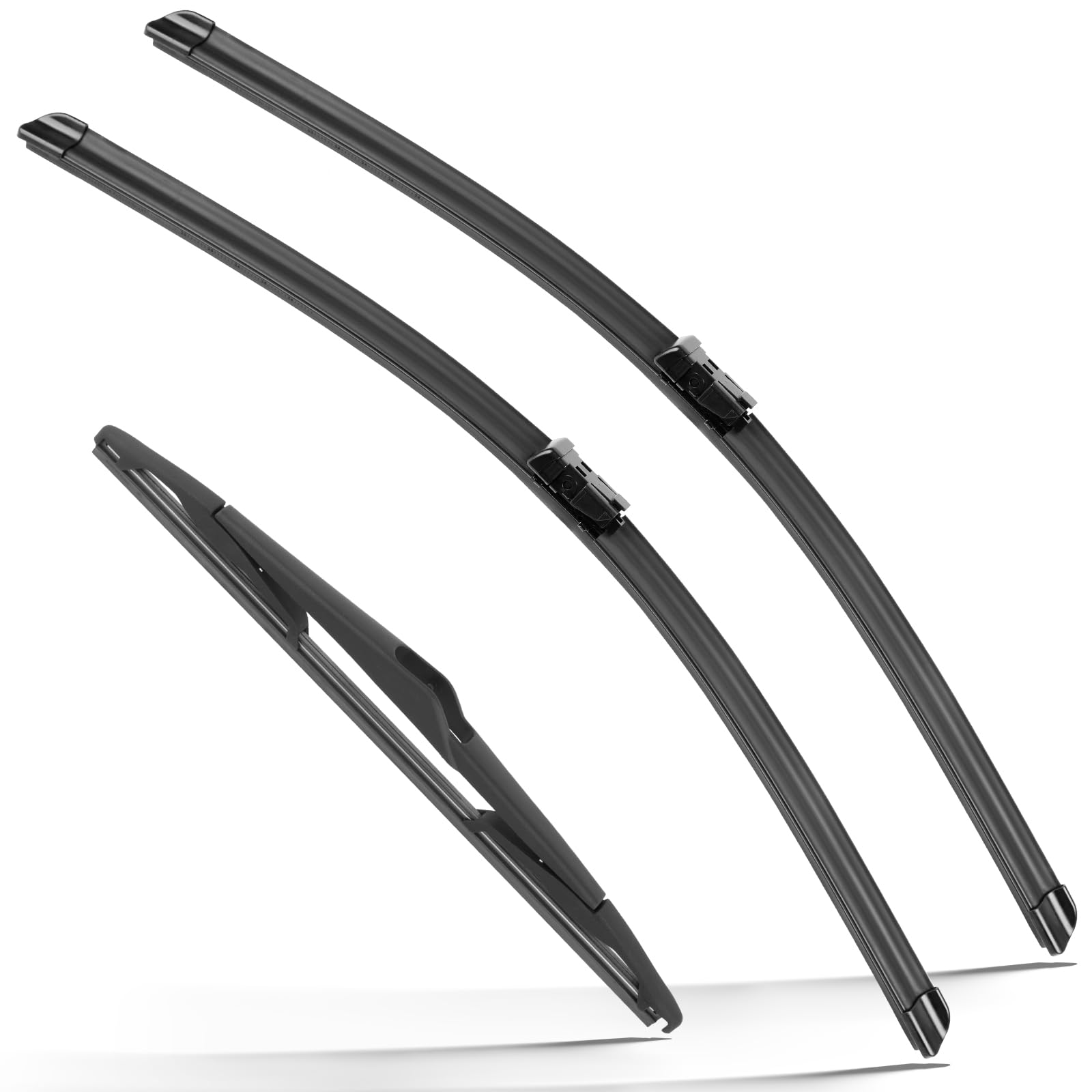 Raintok Windshield Wiper Blades Replacement For 2009-2017 Ford Fiesta Original Factory Quality Front Rear Wipers Blade Set For M