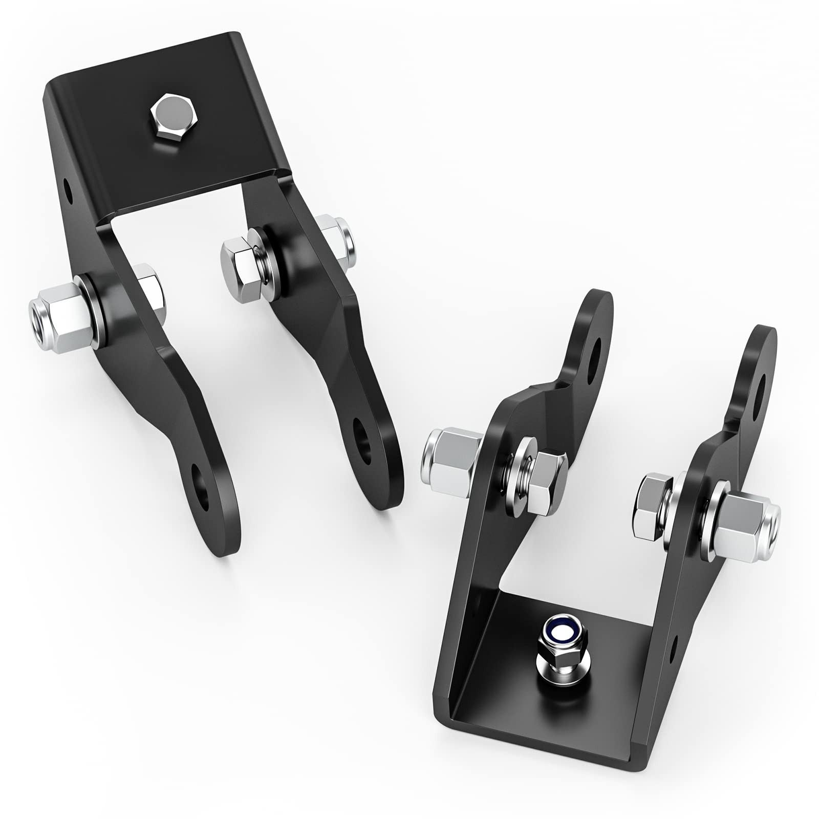 Ksp 3-5 '' Adjustable Shock Extender For Silverado Sierra C1500, 2Pcs Shock Extension Bracket Fit For Chevy Silverado Gmc Sierra