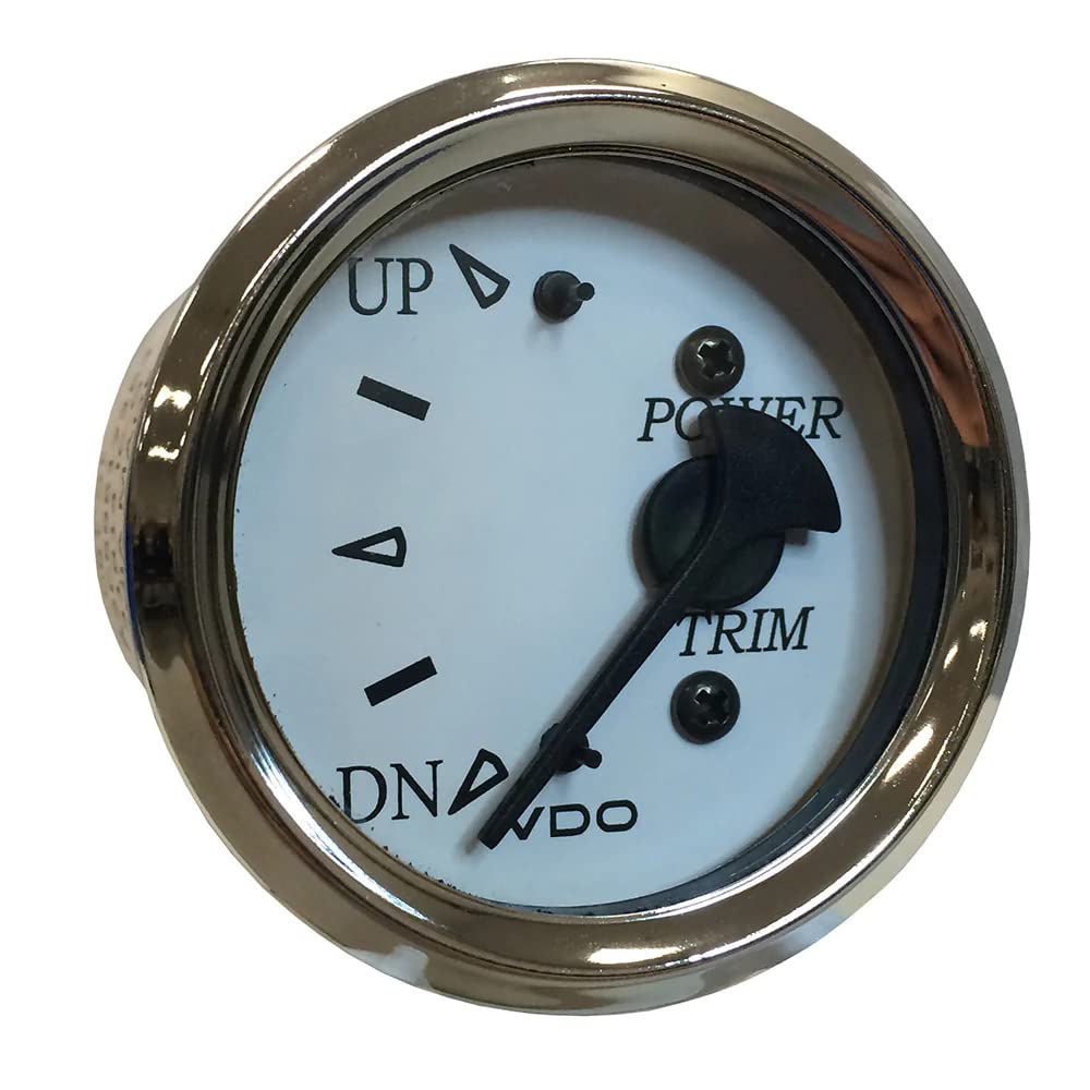VDO 382-11805 Cockpit Marine Gauge For Use with Honda Engines 12V - Black