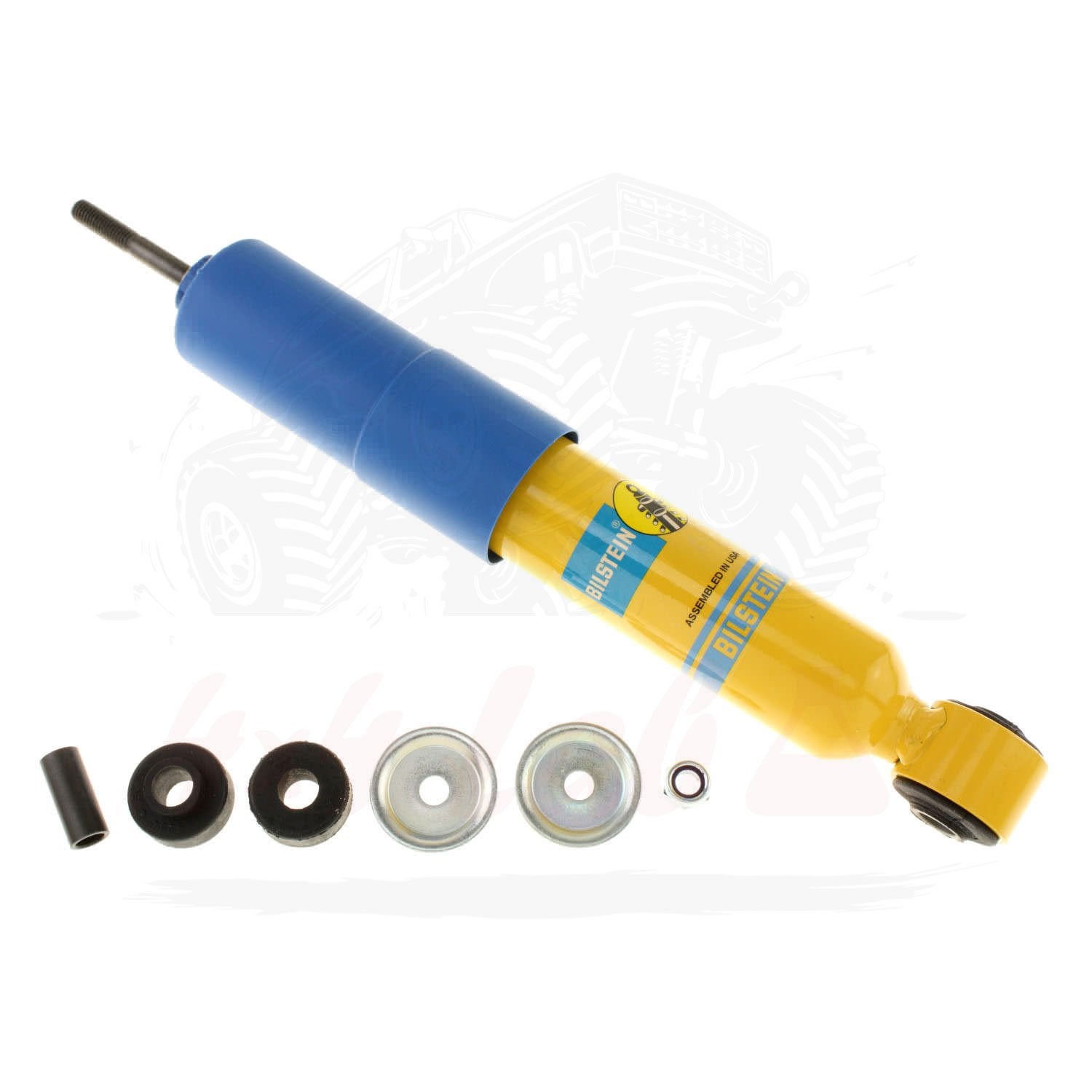 Bilstein 24-184847 B6 4600 Series Set Of 2 Front Monotube Replacement Gas Charged Shock Absorbers For 2001 Dodge Ram 1500