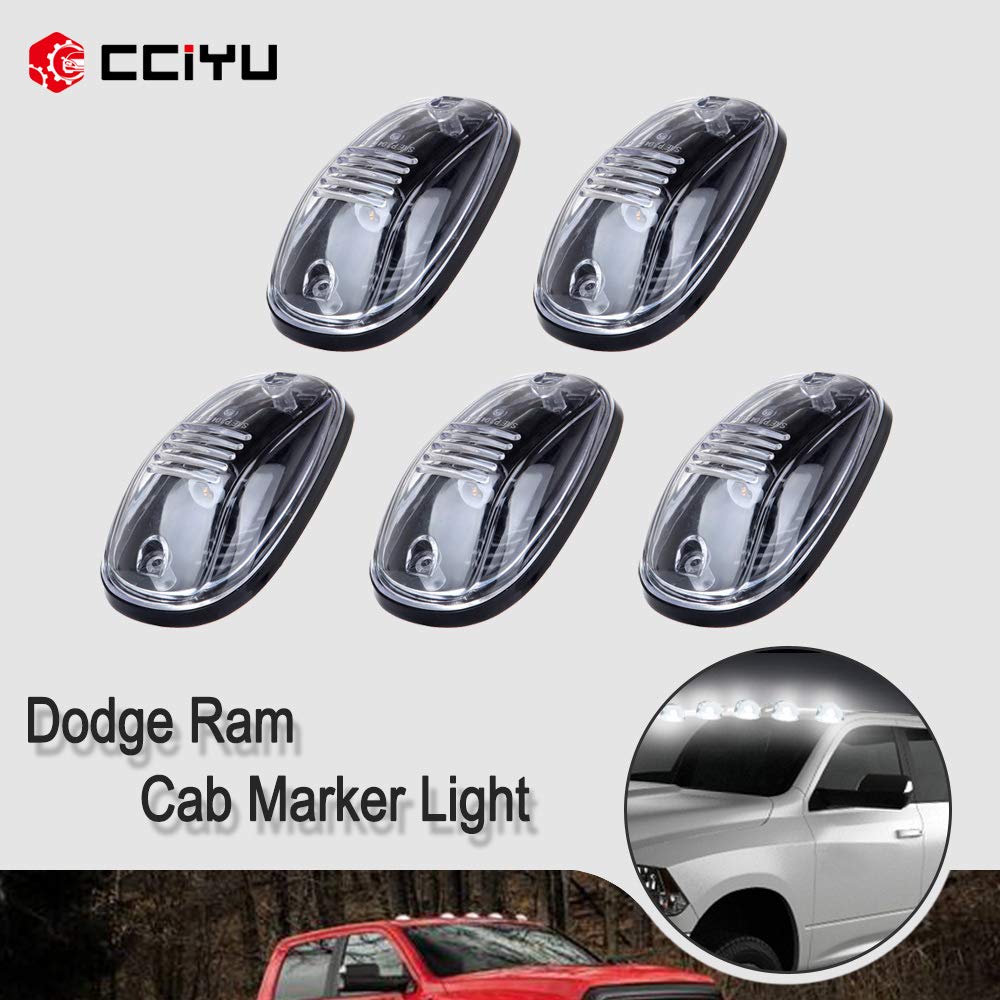 Cab Roof Running Light Lamp With Base Housing Replacement Fit For 2003-2010 For Dodge For Ram 1500 2500 3500 4500 5500/2011-2012 For Ram 1500 2500 3500 4500 5500