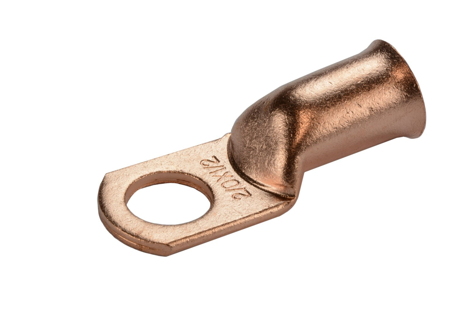 Temco 5 Pack Bare Copper Welding Battery Cable Ends, Lugs Terminal 2/0 Awg 1/2'' Hole (6 Awg To 1/0 Awg Options Available)