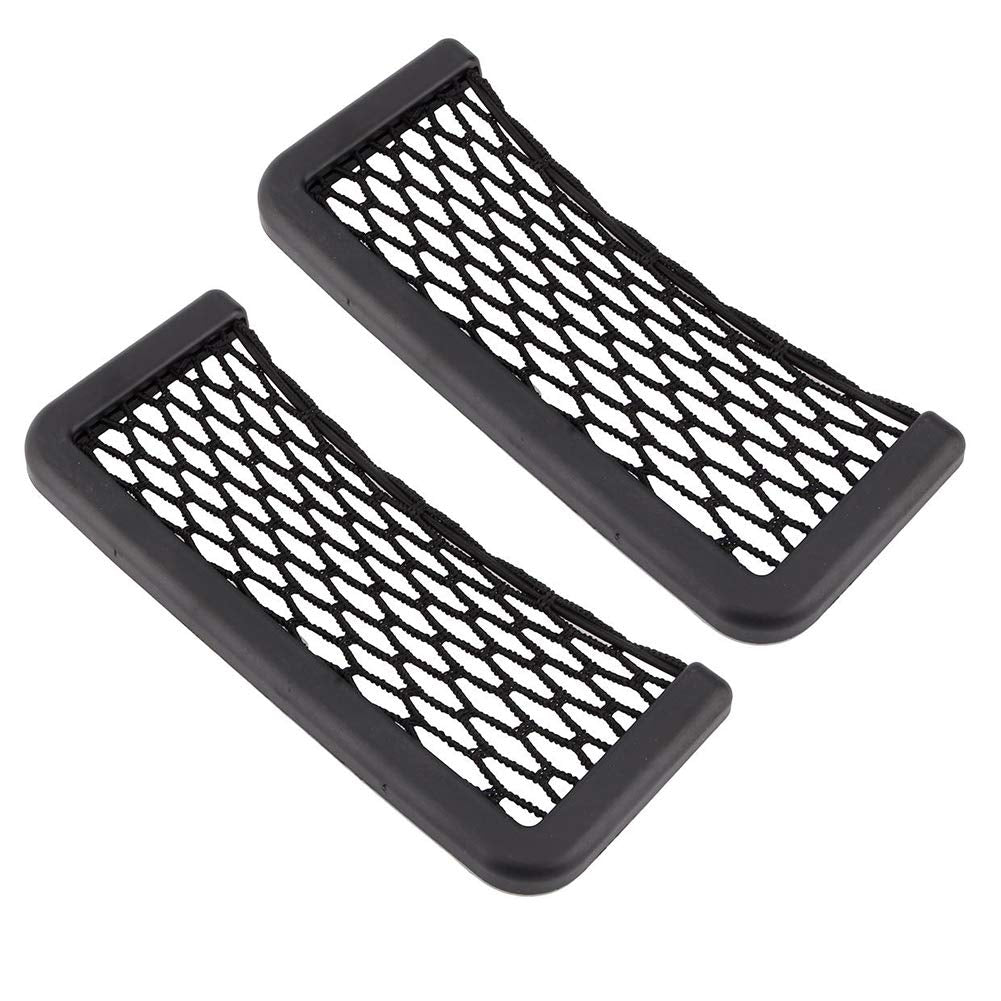 2Pcs Black Storage Network Mesh Bag, Car Trunk String Bag Storage Net Pocket, Ny WBCARB07R71FL95