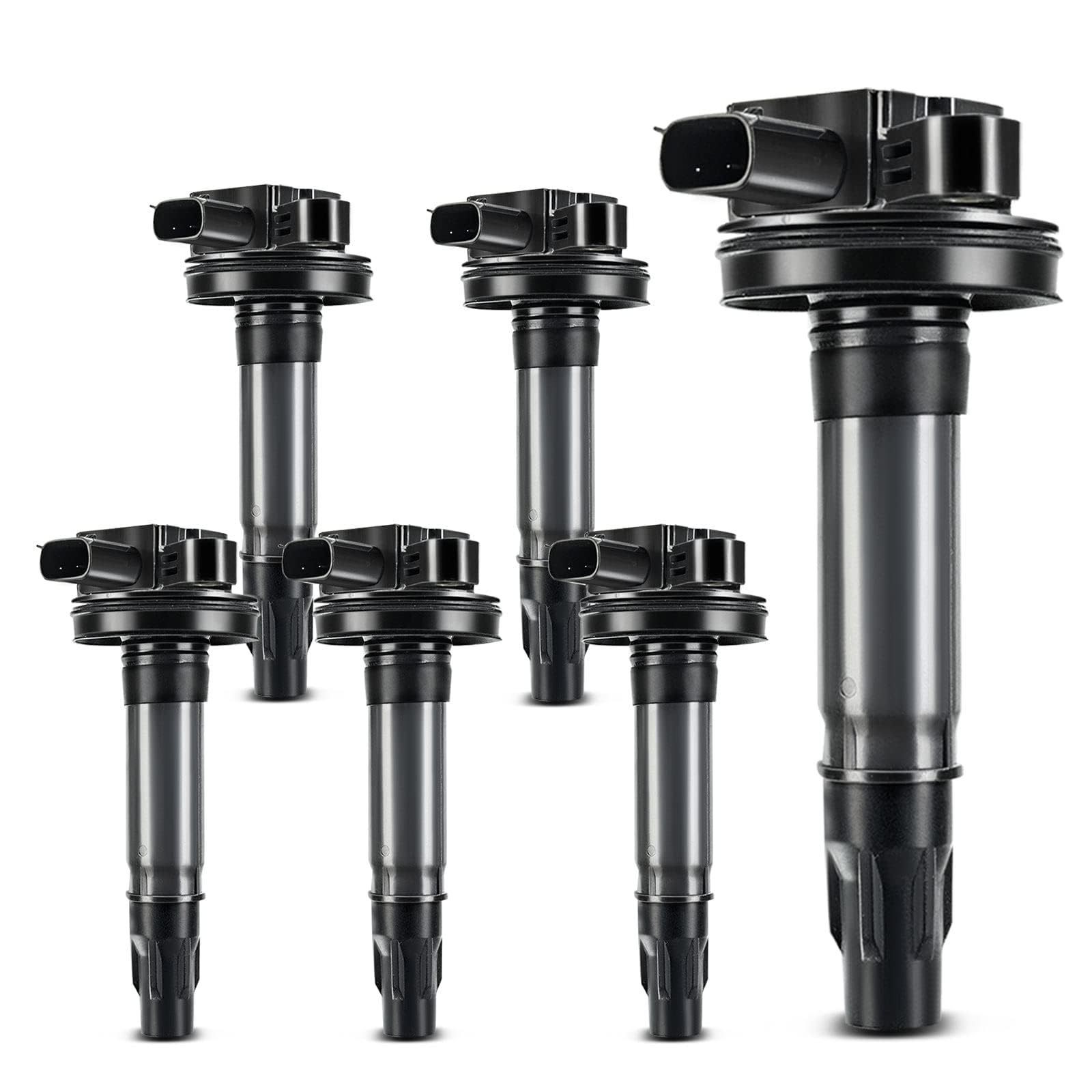 A-Premium Ignition Coils [Naturally Aspirated, W/ 2-Pins] Compatible With Ford Explorer F-150 Edge Fusion Mustang Taurus Lincoln