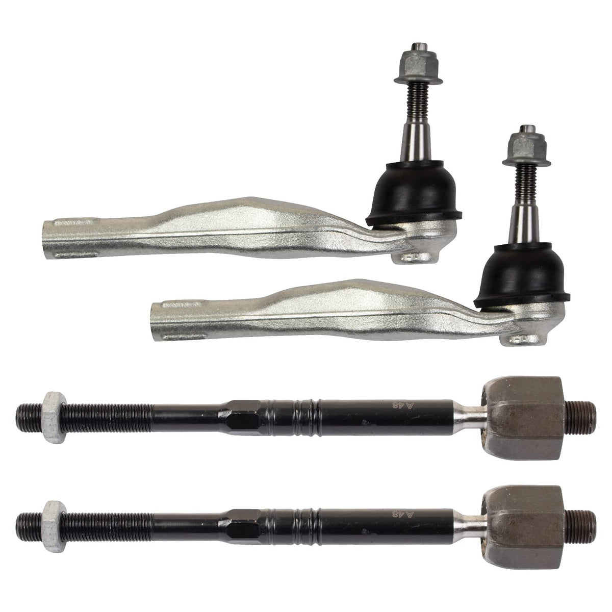 Trq Front Tie Rod Set Compatible With 2017-2019 Buick Lacrosse 2018-2020 Regal Sportback Regal Tourx 2016-2022 Chevrolet Malibu