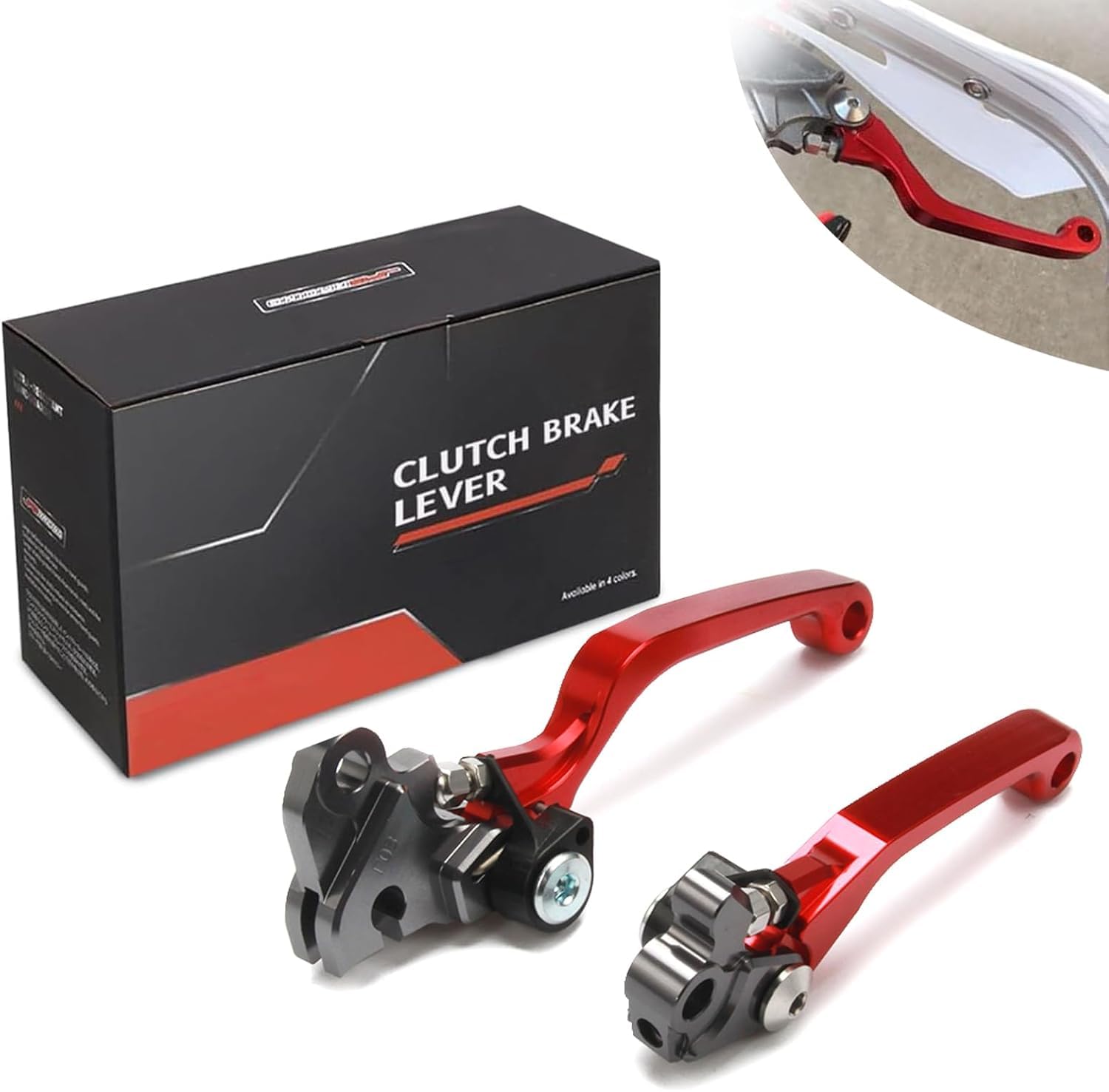 Jfg Racing Dirt Bike Foldable Clutch Brake Levers,Clutch Lever Breakaway Levers For Crf150F Crf230F 2003-2017/Crf250F 2019-2024 