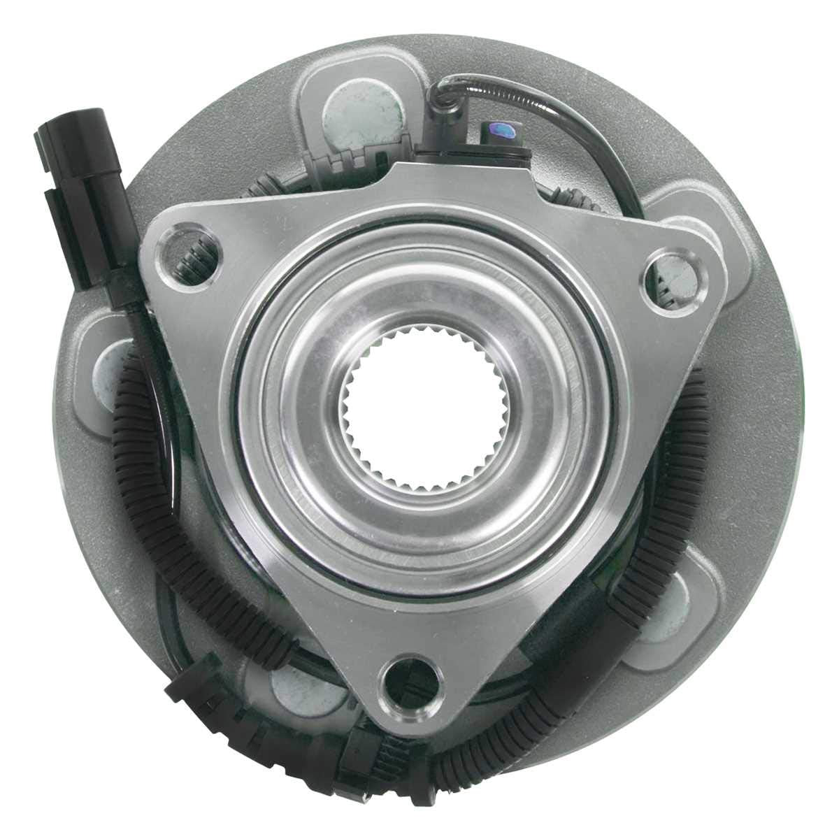 Autoshack Front Wheel Hub Bearing Pair Of 2 Driver And Passenger Side Replacement For 2012-2015 2016 2017 2018 Ram 1500 2019 Ram 1500 Classic 3.0L 3.6L 3.7L 4.7L 5.7L V6 V8 4Wd Rwd 5-Lug Hb615153Pr