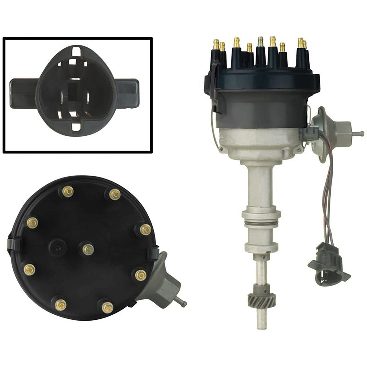 Oeg Parts New Distributor Compatible With Ford Thunderbird Granada, Lincoln Mercury 4.2 255 5.0 302 1977-1985, Replaces D4Be 12127-Fa, D4De 12127-Ca, D4De 12127-Ma