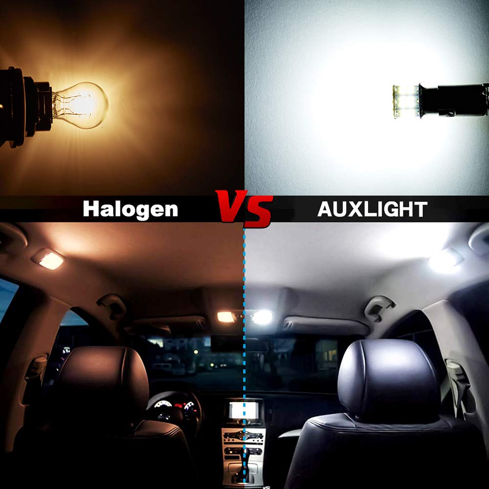 Auxlight 20 Pcs 1156 1141 1003 7506 Ba15S Rv Interior Light Bulbs, Super Bright 50Smd Led Replacement For 12 Volt Rv Camper Trailer Boat Trunk Interior Lights (6000K Xenon White)