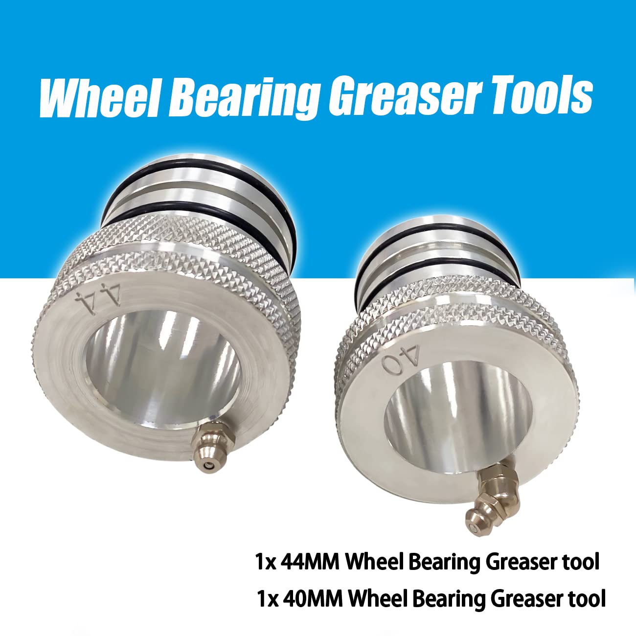 C Clink 44/40Mm Front Rear Wheel Bearing Greaser Tools Compatible With Polaris Atv Utv Sxs Rzr 900S 1000 Pro Xp Polaris Ranger 570 800 900 1000Xp Sportsman 500 850 1000Xp