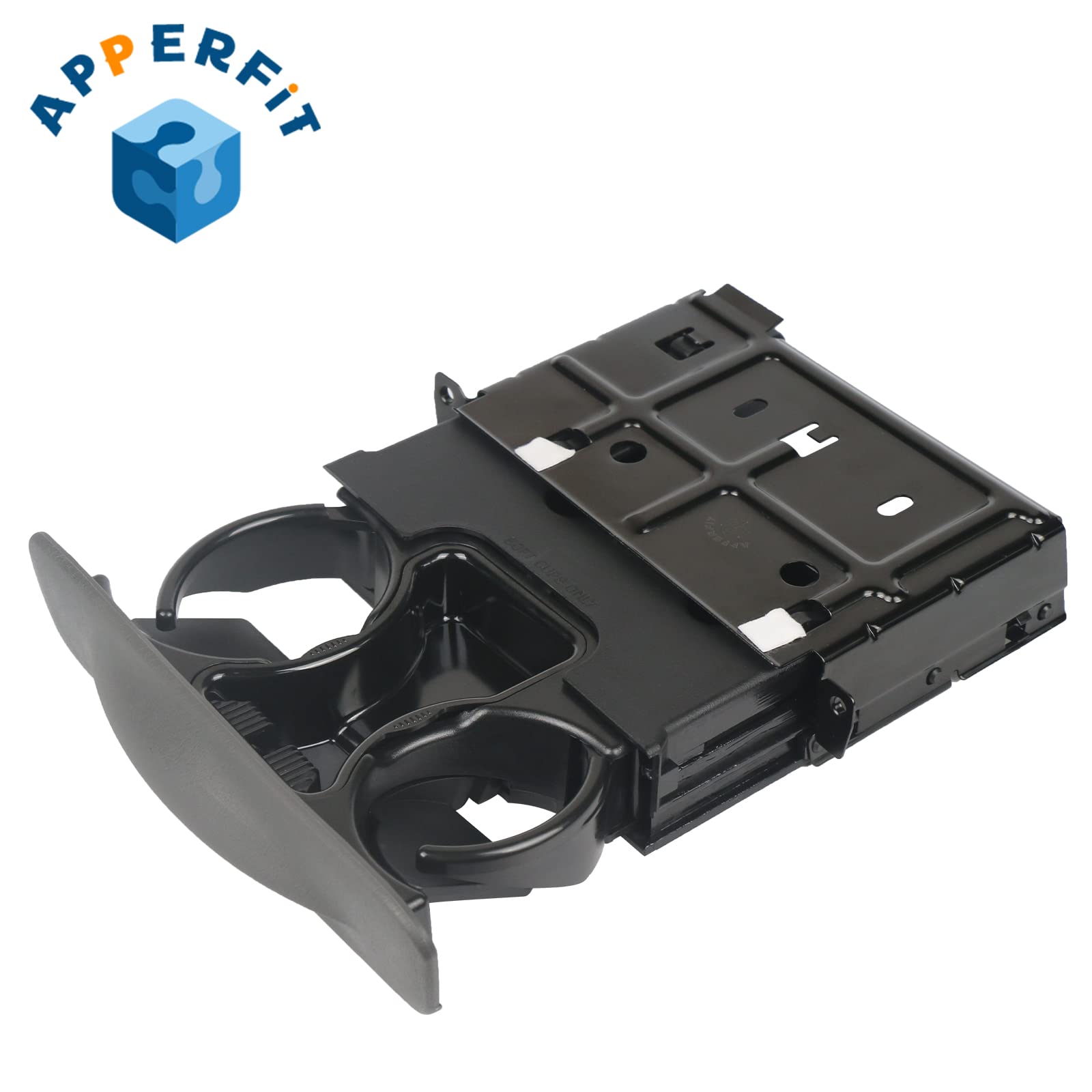 Apperfit In Dash Cup Holder (Dark Gray) For 1999-2004 Ford F250 F350 F450 F550 Super Duty Truck 2000-2004 Excursion