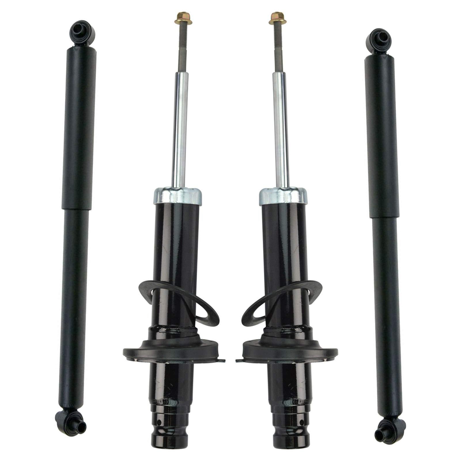 Trq Front & Rear Shock Absorber Set Of 4 For Trailblazer Gmc Envoy Rainier Bravada