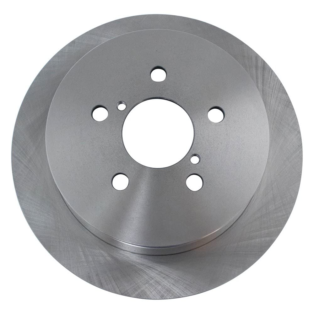 Trq Rear Brake Rotors Set Solid Compatible With 2005-2009 Subaru Legacy Outback