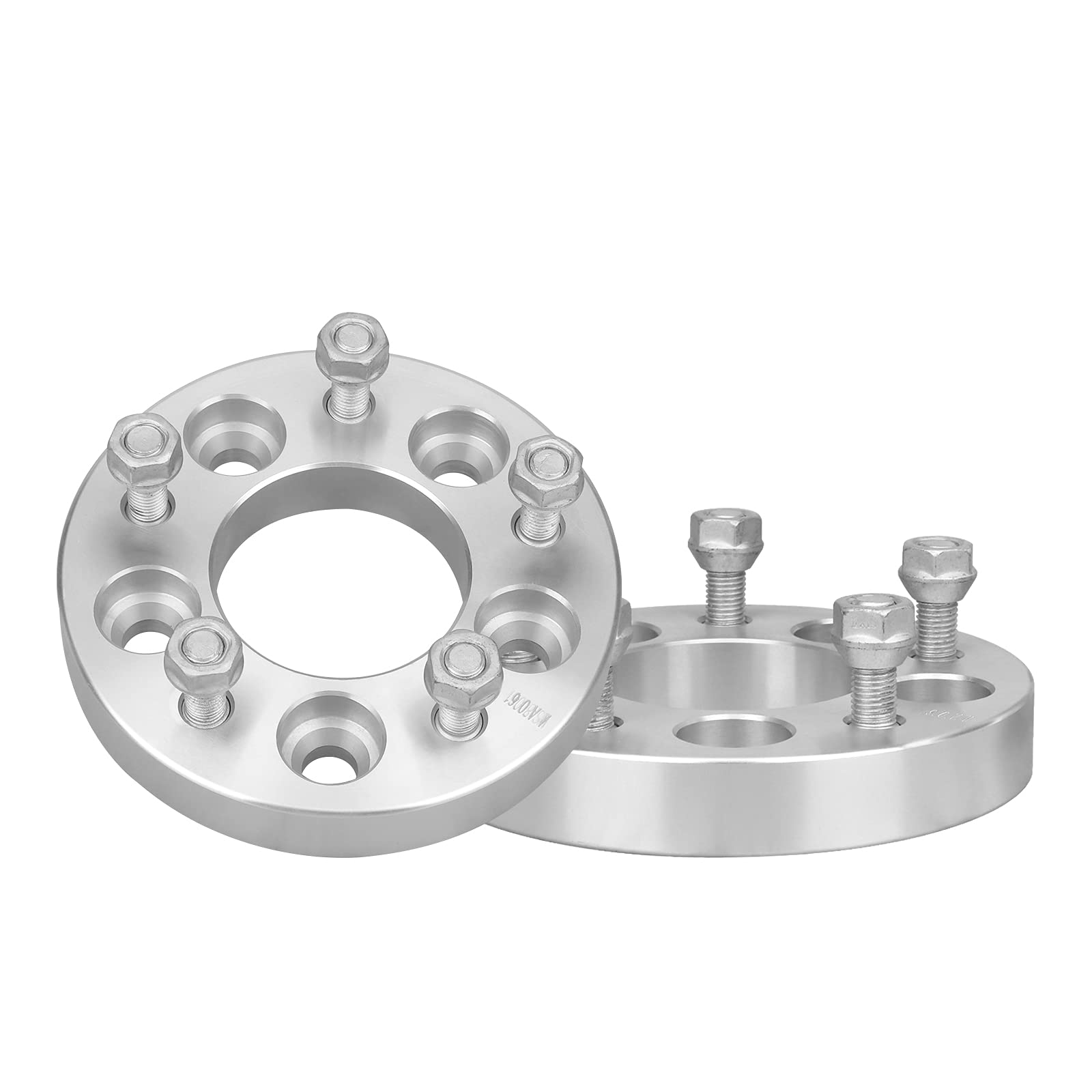 IRONTEK 1'' Wheel Adapters & Spacer 5x4.5 to 5x4.75 (74mm Bore, 12x1.5 Studs) Wheel Adapters (Change Your Bolt Pattern) FIT Chev