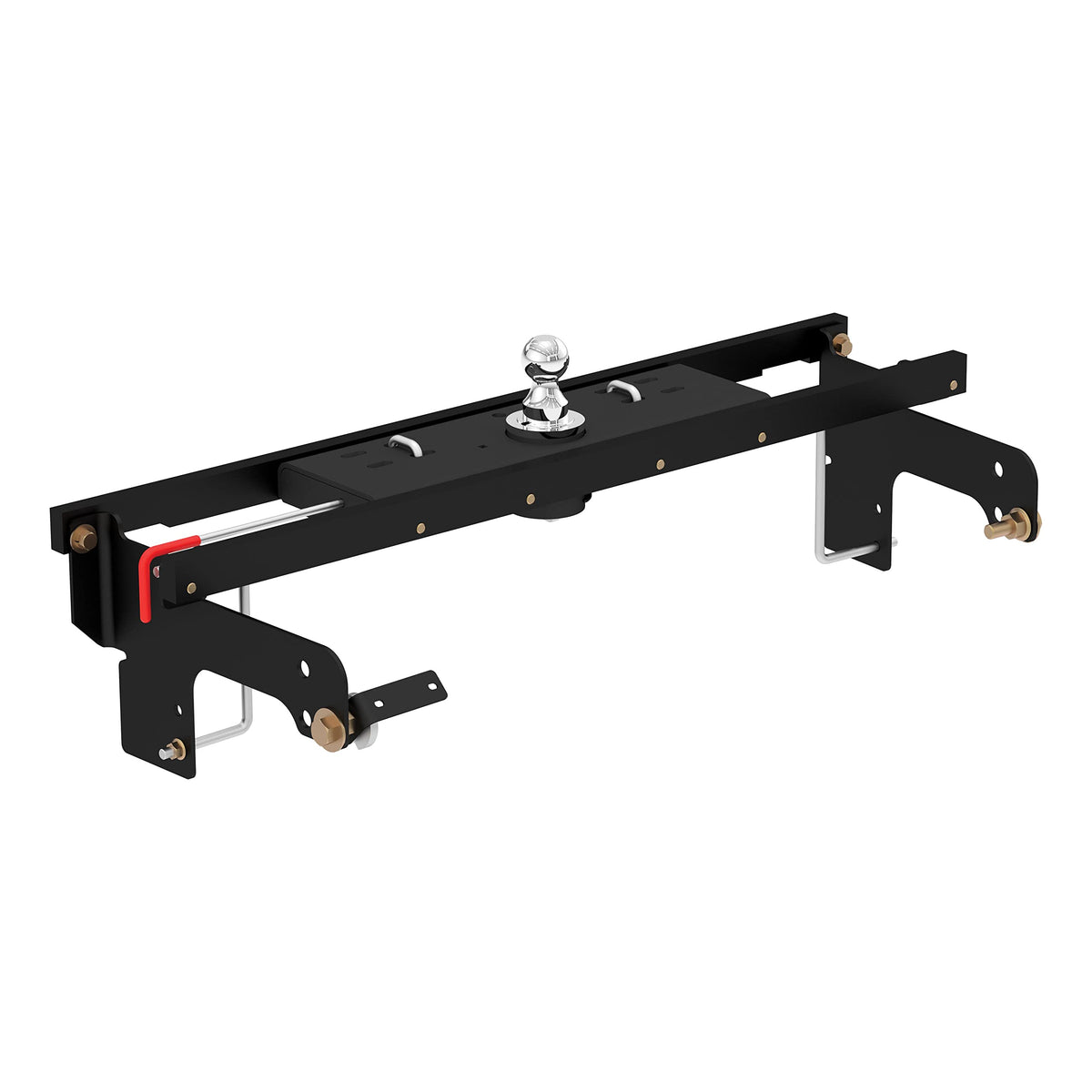 Curt 60712 Double Lock Gooseneck Hitch, 2-5/16-Inch Flip-Over Ball 30K, Fits Select Chevrolet Silverado, Gmc Sierra 1500, 2500, 3500 Hd