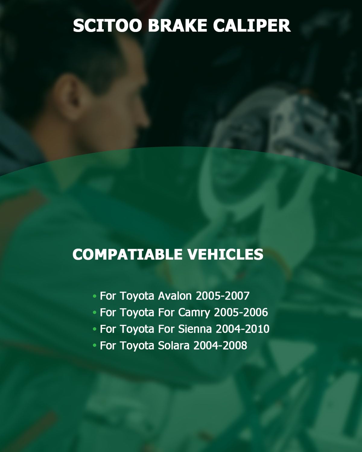 Scitoo Front Left Brake Caliper With Bracket 19B2714 Compatible For Toyota Avalon 2005-2007 For Toyota For Camry 2005-2006 For T