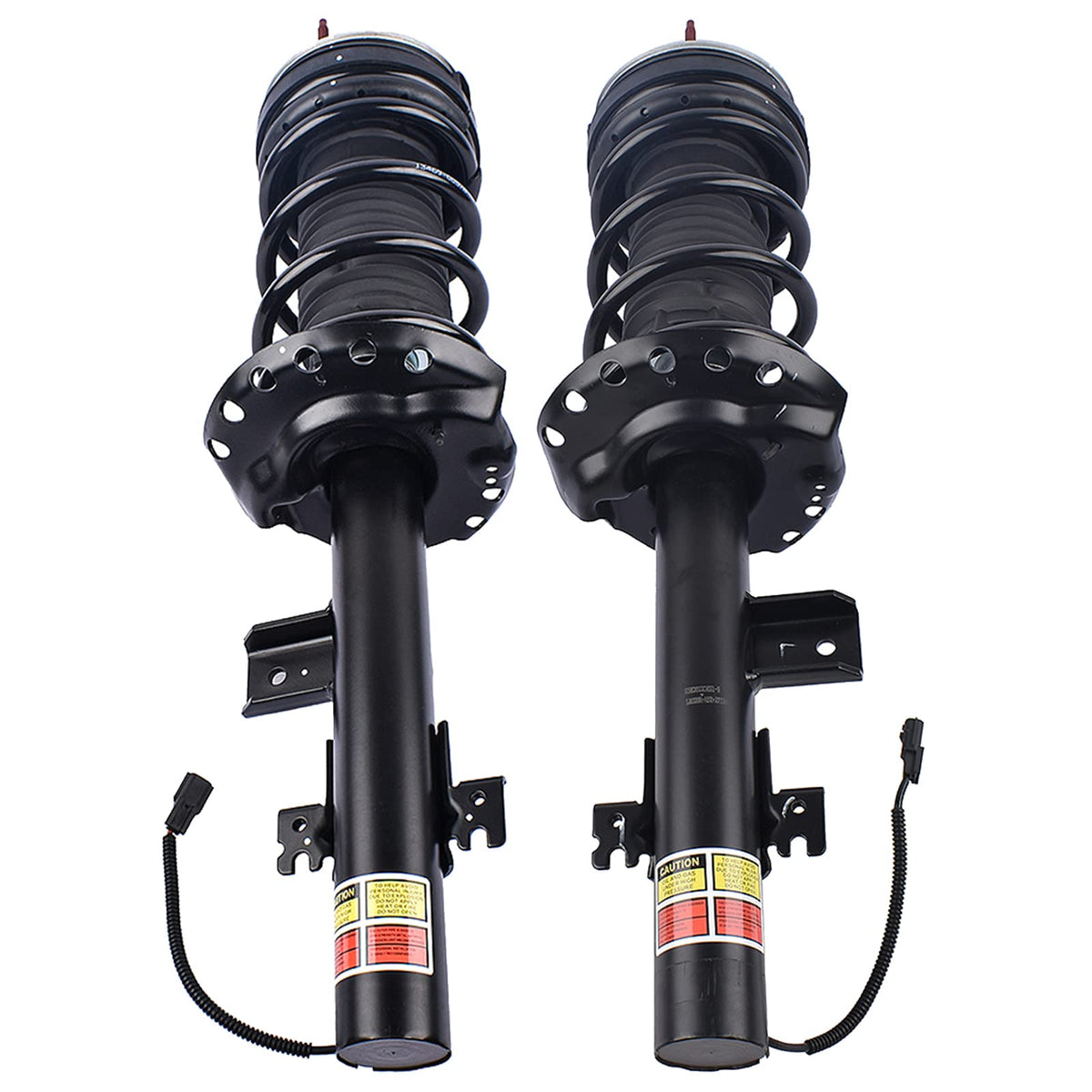 Pair Rear Left & Right Shock Absorber Struts Assemblies w/Electric Compatible with Land Rover Range Rover Evoque 2012-2018 LR024