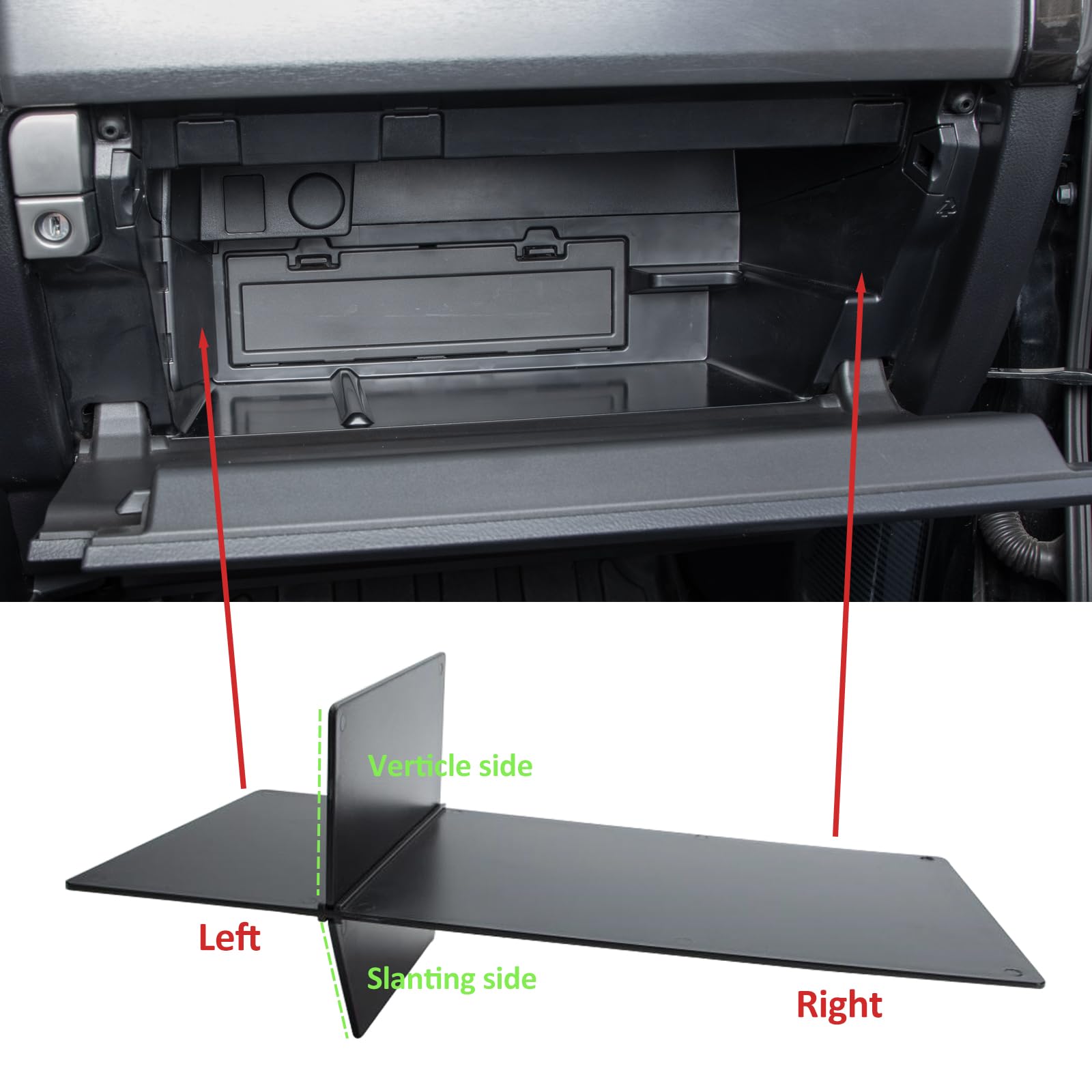 Jdmcar Compatible With Toyota 4Runner Accessories 2010-2023 2024 Glove Box Organizer And Gx 460 (2010-2023)