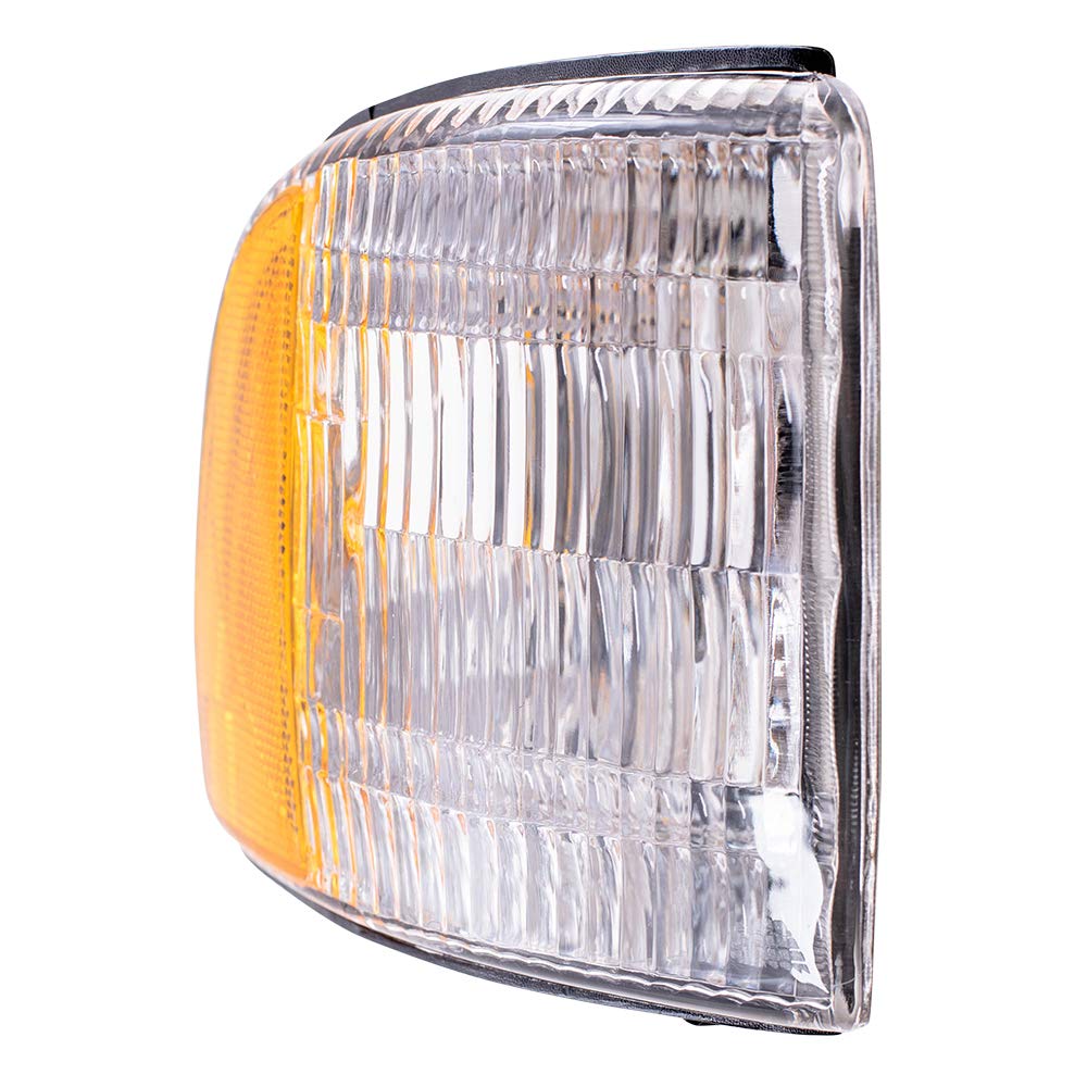 AutoandArt Brock Replacement Set Driver and Passenger Park Signal Corner Marker Lights Compatible with 1994-2002 Pickup Truck 55