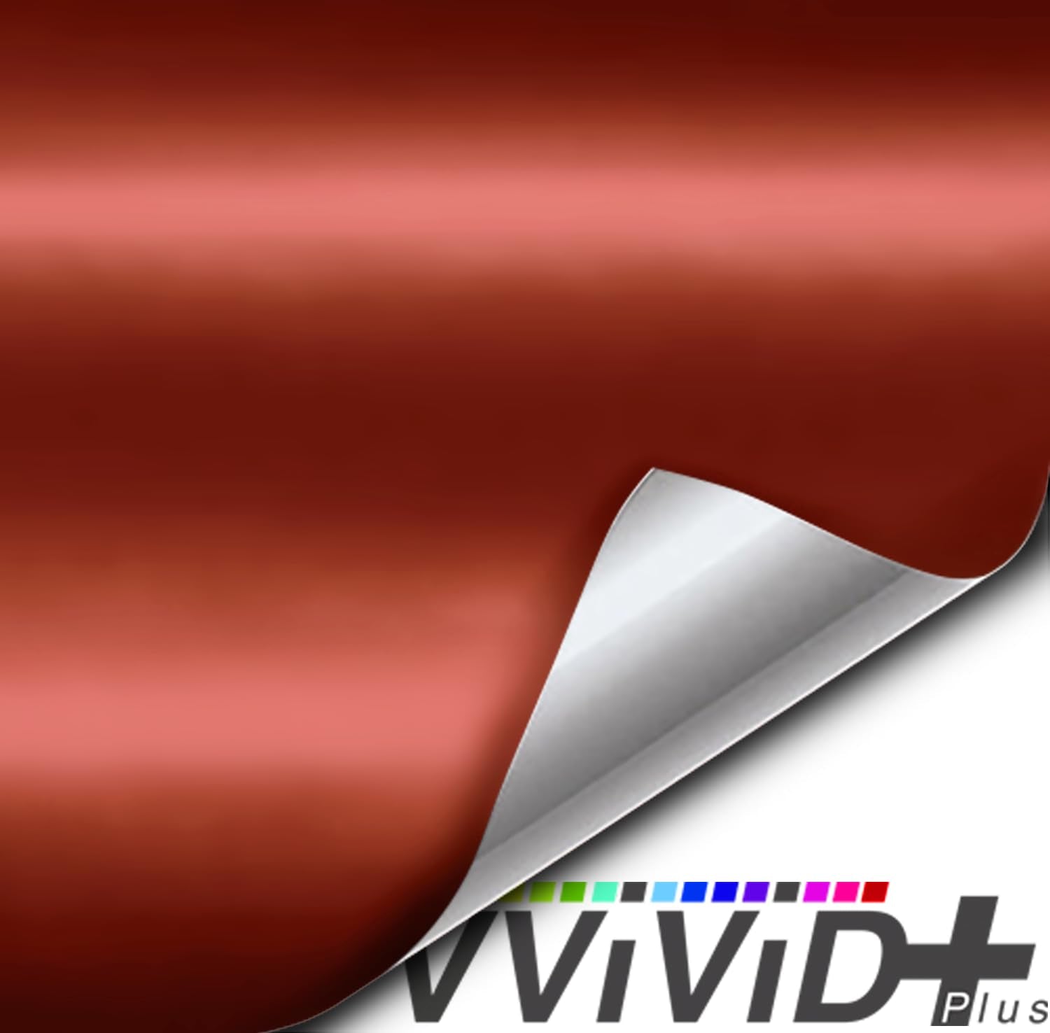 Vvivid Copper Satin Chrome Vinyl Wrap Stretch Conform Diy Easy To Use Air-Release Adhesive (1Ft X 5Ft)