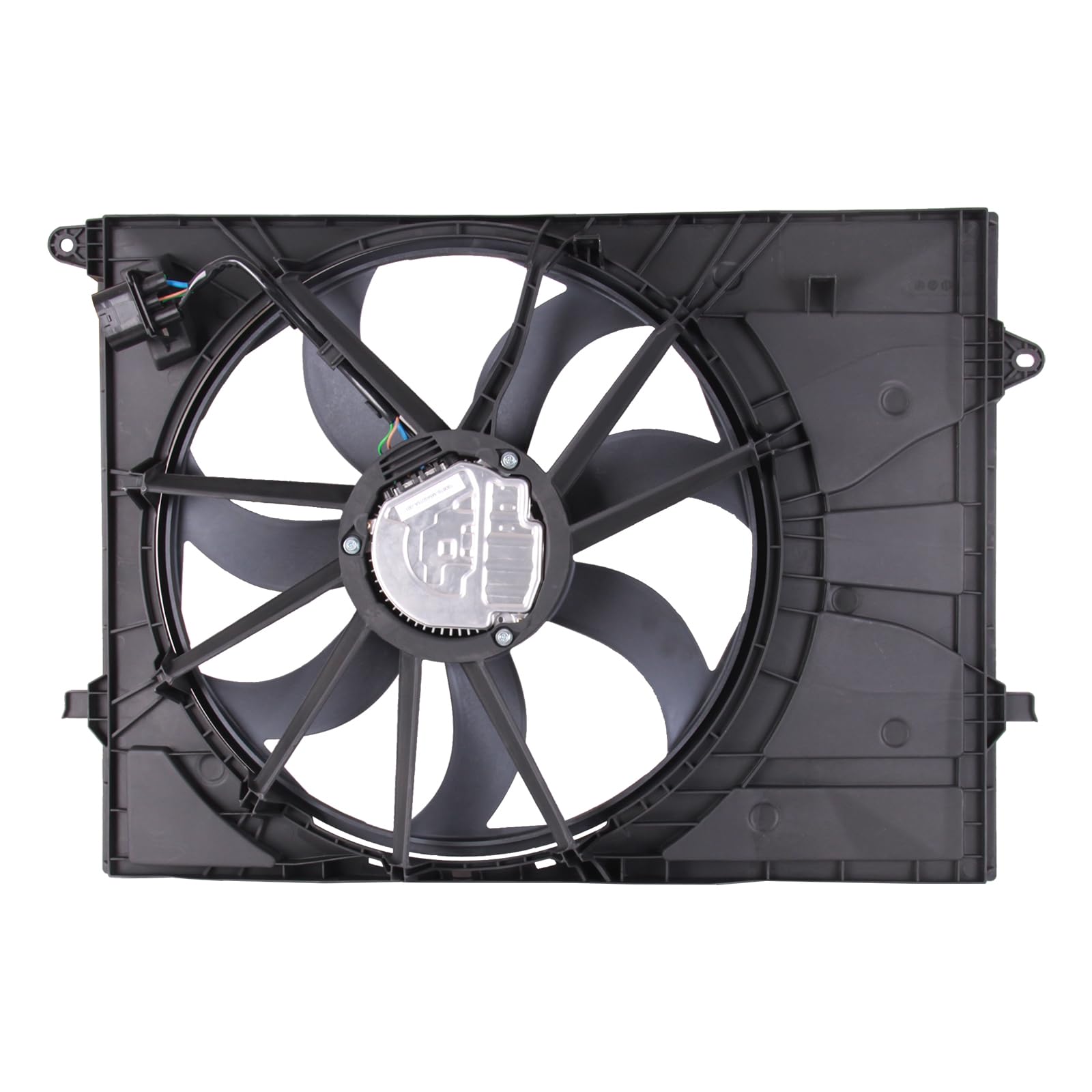 TYG Upgraded Cooling Fan Assembly for 2019-2020 Hyundai Santa Fe L4/2.4 | Racing-Level OE Replacement Engine Radiator for 25380-