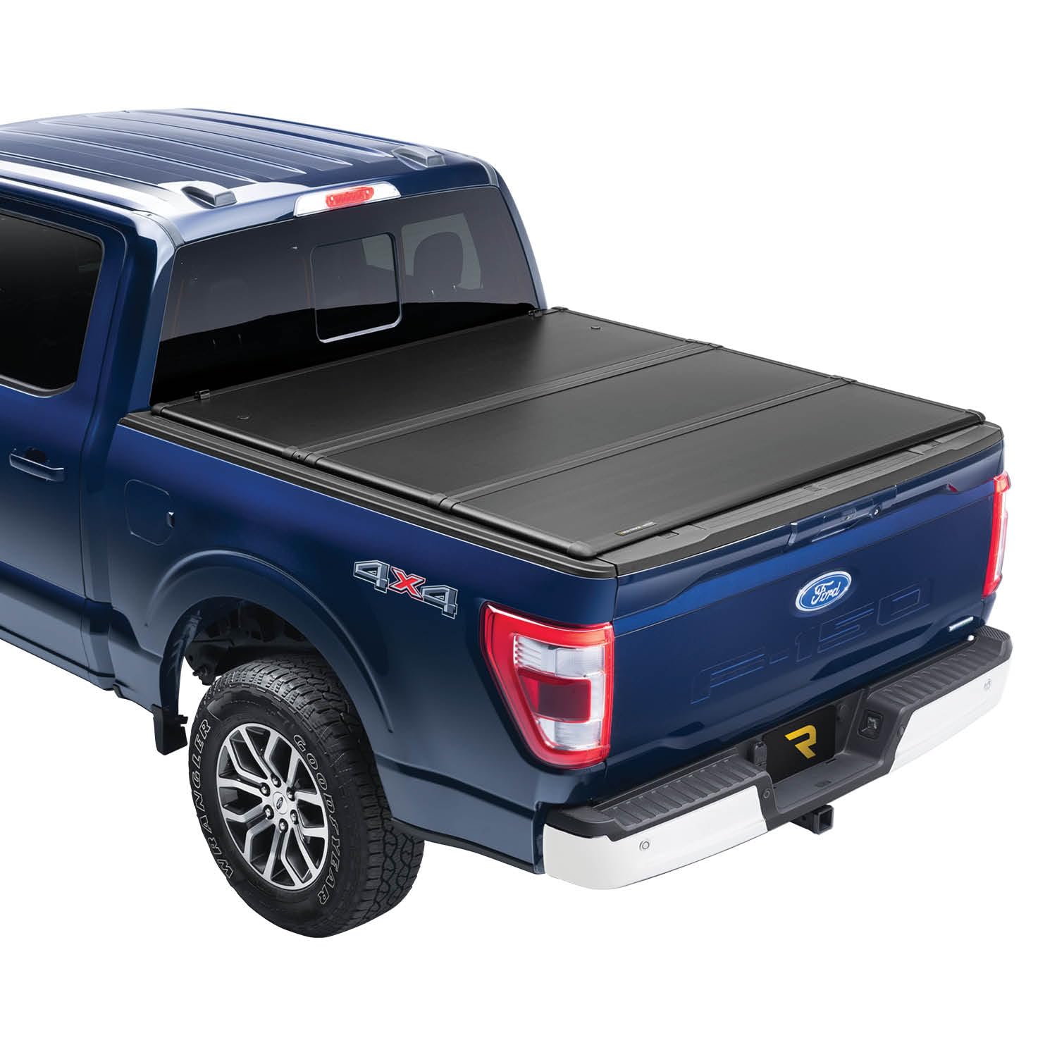 Realtruck Undercover Triad Hard Folding Truck Bed Tonneau Cover | Tr16023 | Fits 2019 - 2025 Chevy/Gmc Silverado/Sierra 1500, Works W/ Multipro Tailgate (W/O Gmc Factory Bed Boxes) 6' 7' Bed (79.4')