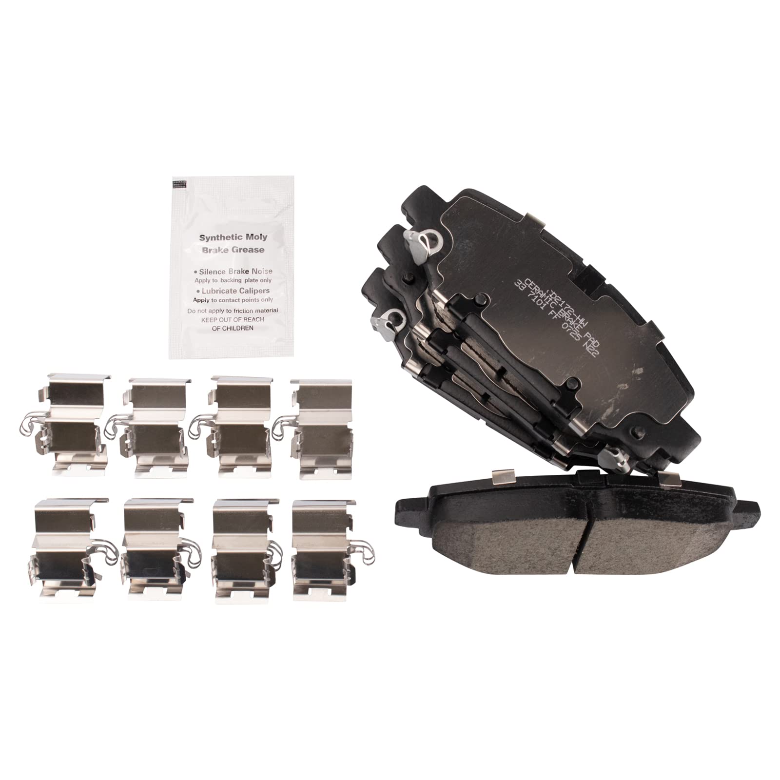 Trq Rear Brake Pad & Rotor Kit Brake Pads Brake Rotor Parking Brake Shoe Set Ceramic Compatible With 2018-2020 Jeep Wrangler