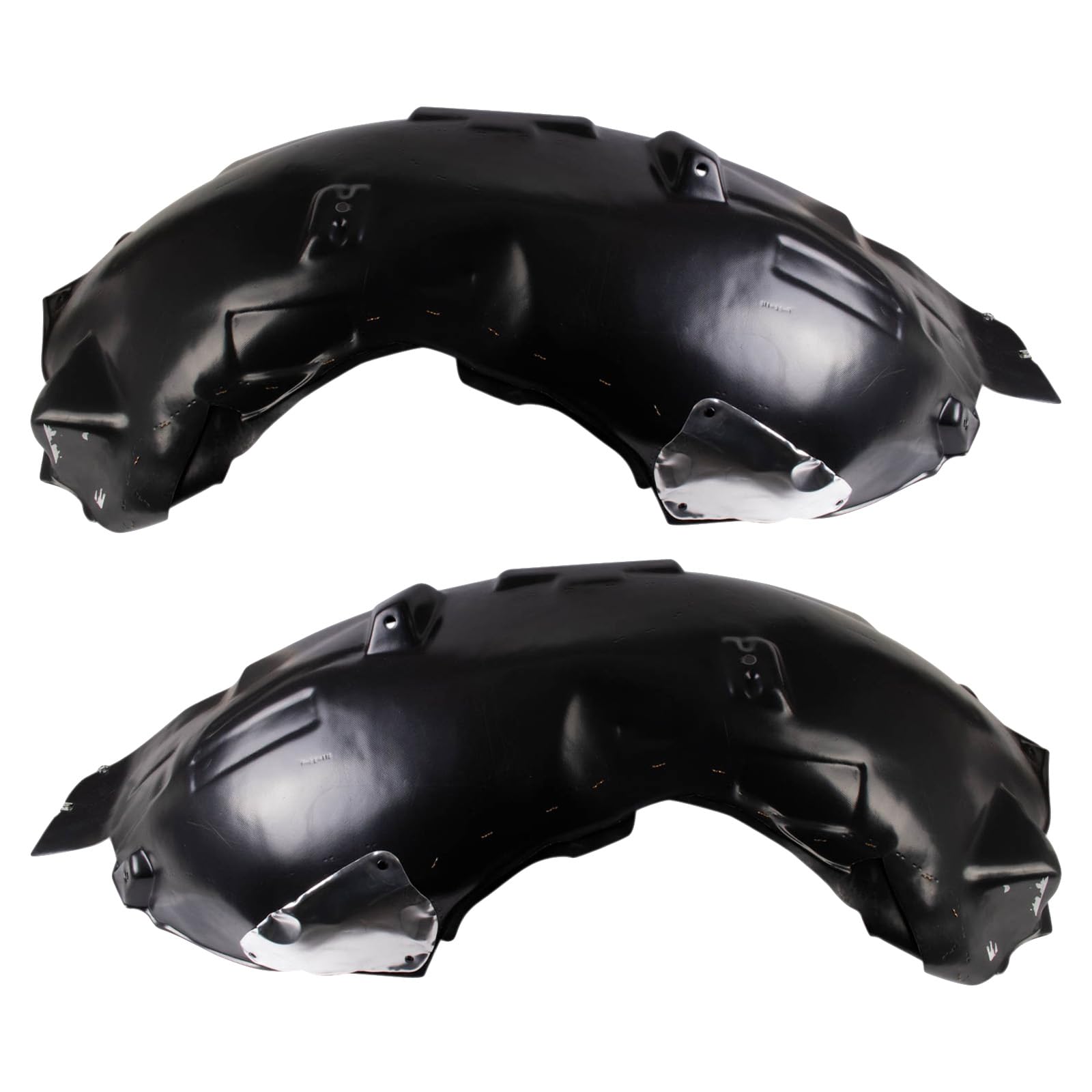 Trq Front Inner Fender Liner Set Compatible With 2021-2022 Ford F-150 Fo1248213 Fo1249213