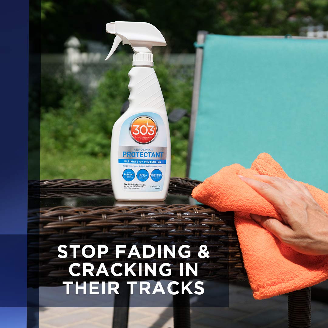 303 Products Aerospace Protectant Spray, Uv Protection, Repels Dust, Dirt, & Staining, Matte Finish, Restores Like-New Appearanc