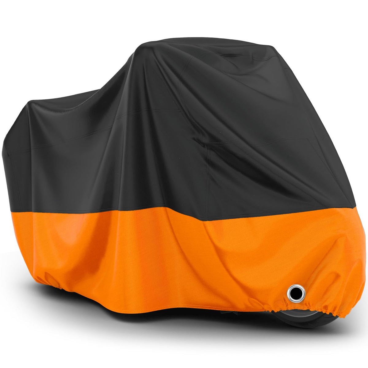Favoto Motorcycle Cover Waterproof Outdoor - All Season Protection Sun Rain Snow Dust Proof With Reflective Stripe Moped Motorbi