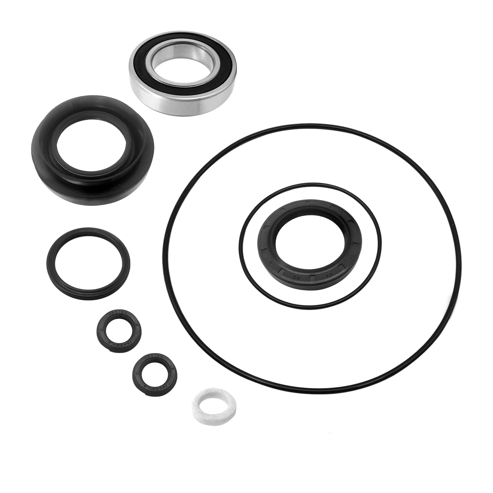 Rear Brake Drum Bearing Seals & O-Rings All Kit For Honda Trx300 Fourtrax 300 1988-2000, 91052-Hb3-771 91252-Hm5-630 91253-Hc4-003