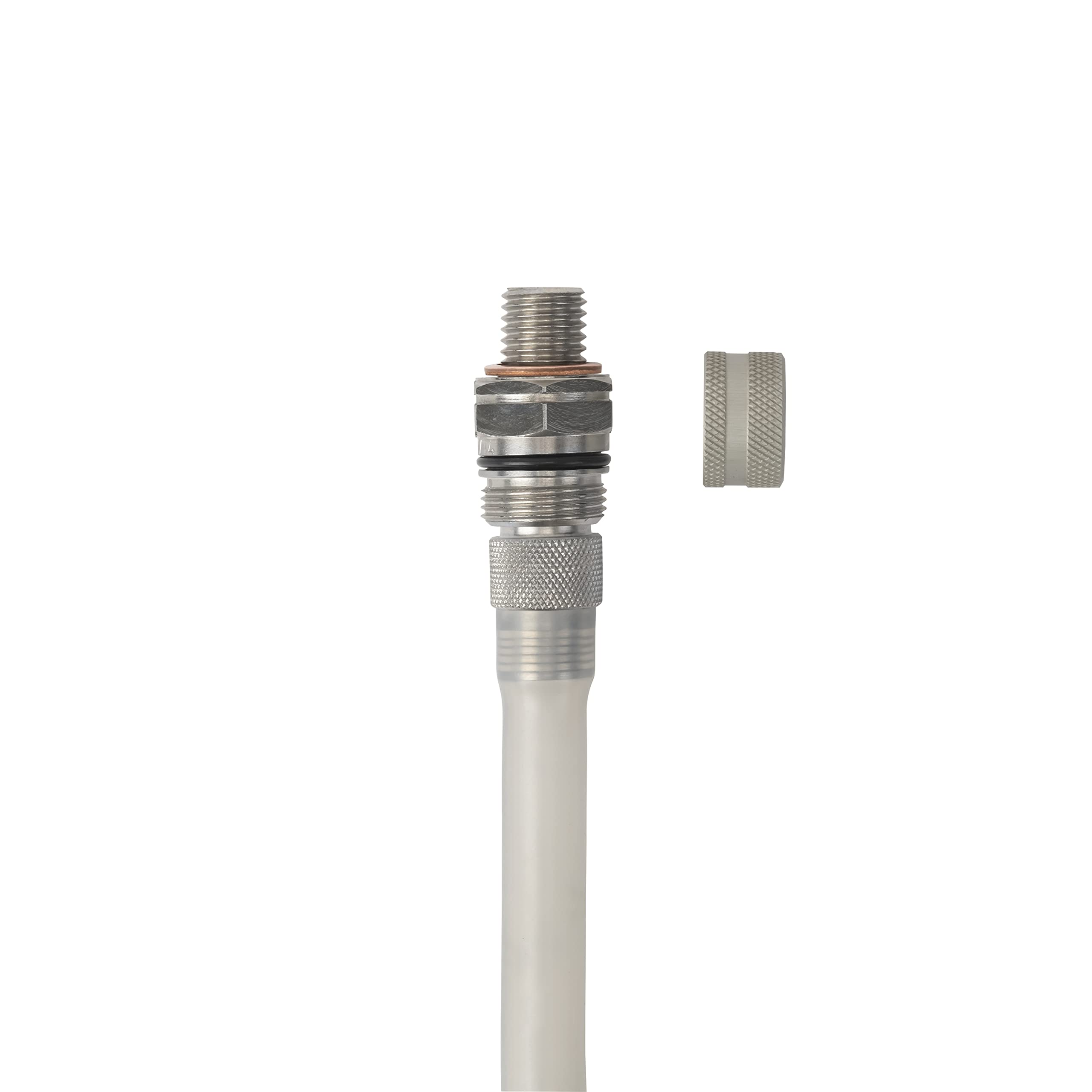 Stahlbus Oil Drain Valve Plug M12X1.25X12Mm Steel - Clean, Easy, No Tool Oil Change - Includes Oil Drain Plug, Washer, Cap, Connector, Silicone Hose Compatible With: Most Toyota, Most Nissan