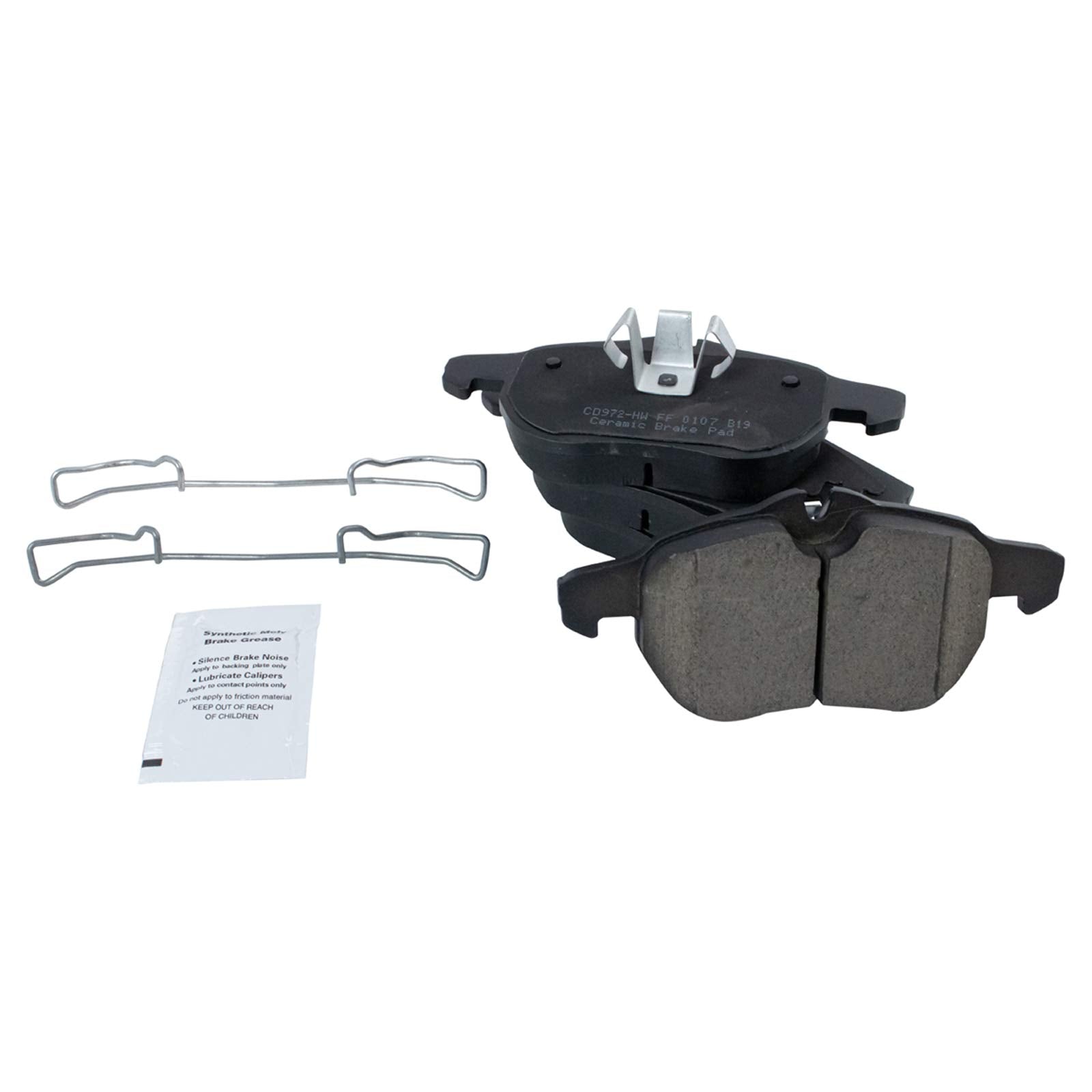 Trq Front Brake Pad & Rotor Kit Brake Pads Brake Rotor Ceramic Compatible With 2003-2011 Saab 9-3 2010-2011 9-3X