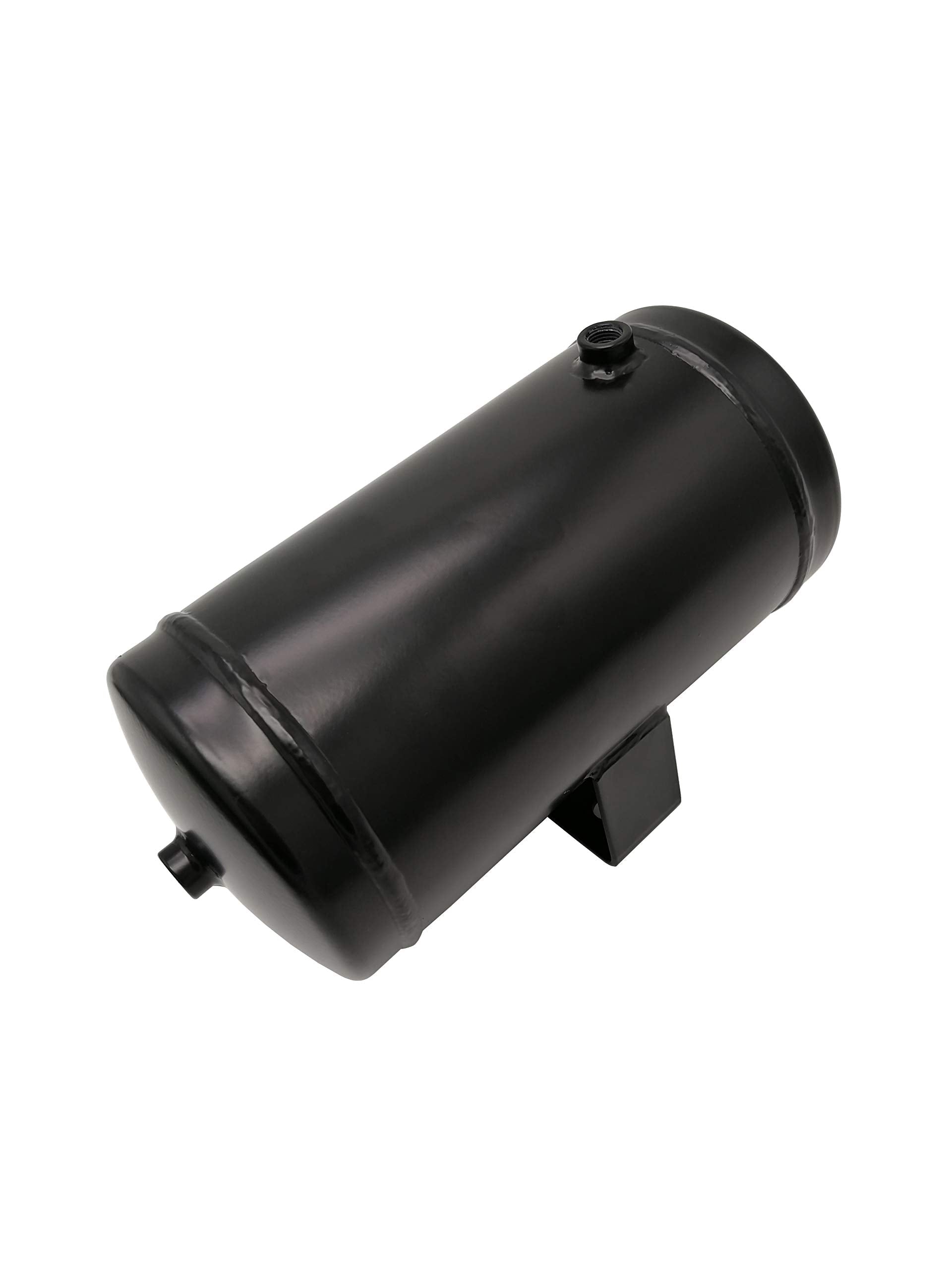 Lhfacc 1 Gallon Air Tank Air Reservoir Tank With 1/4 Inches Npt Ports, Black