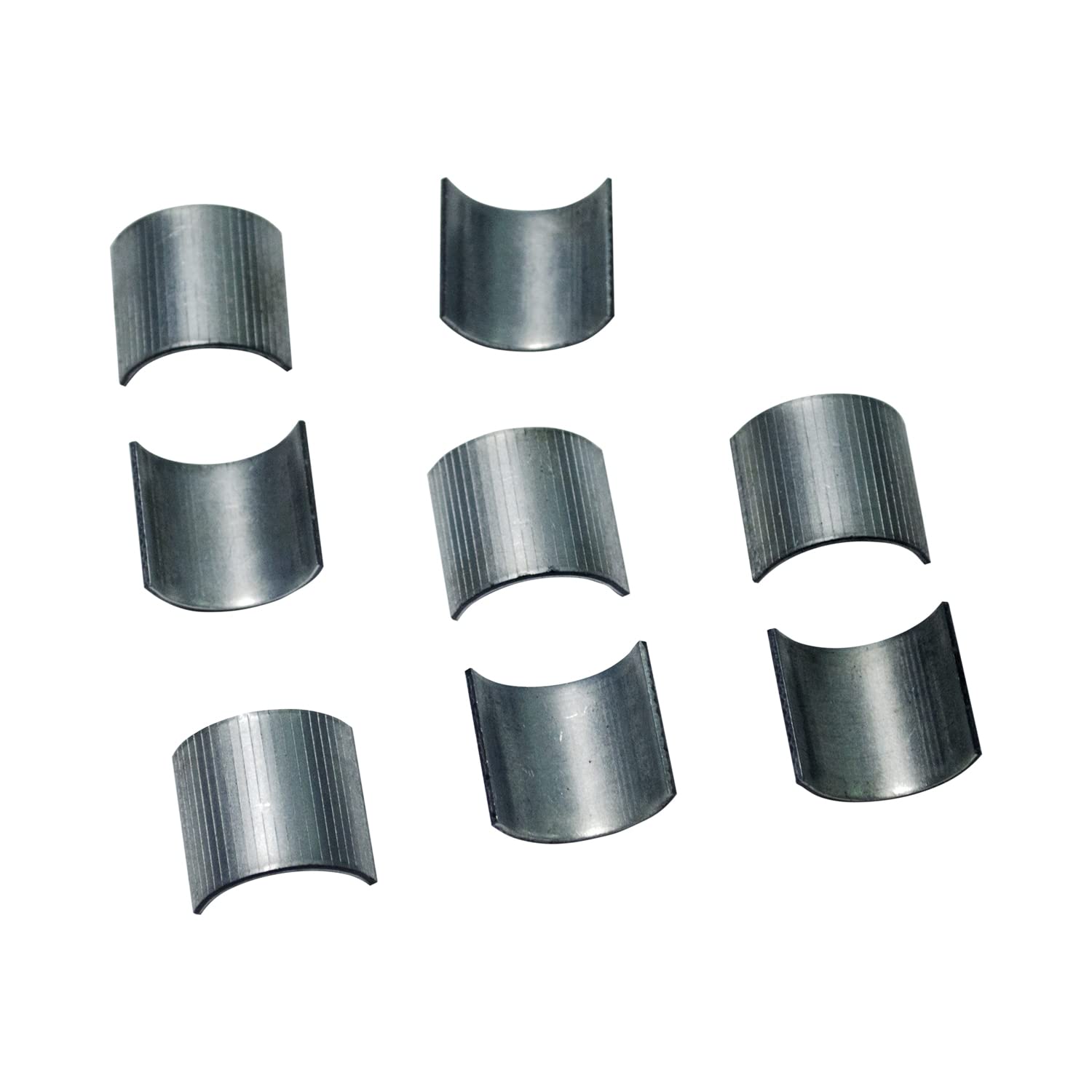 Aircmt Universal 1' To 1-1/8'' Handlebar Riser Clamp Shims Spacers (Pack Of 8 Pieces), Motorcycle Bicycle Bike Handle Bar Shim Spacer Stem Conversion