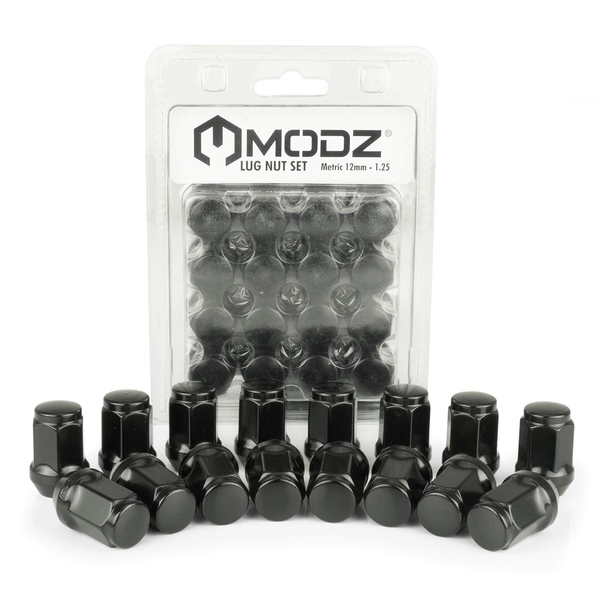 MODZ Metric 12x1.25 Closed End Golf Cart Wheel Lug Nuts. Set of 16 for Yamaha Golf Carts