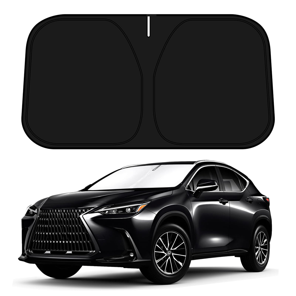 D-Lumina Windshield Sun Shade For 2022-2025 Lexus Nx Nx250 Nx350 Nx350H Nx450H+ Accessories, Front Window Sunshade Sun Visor Pro