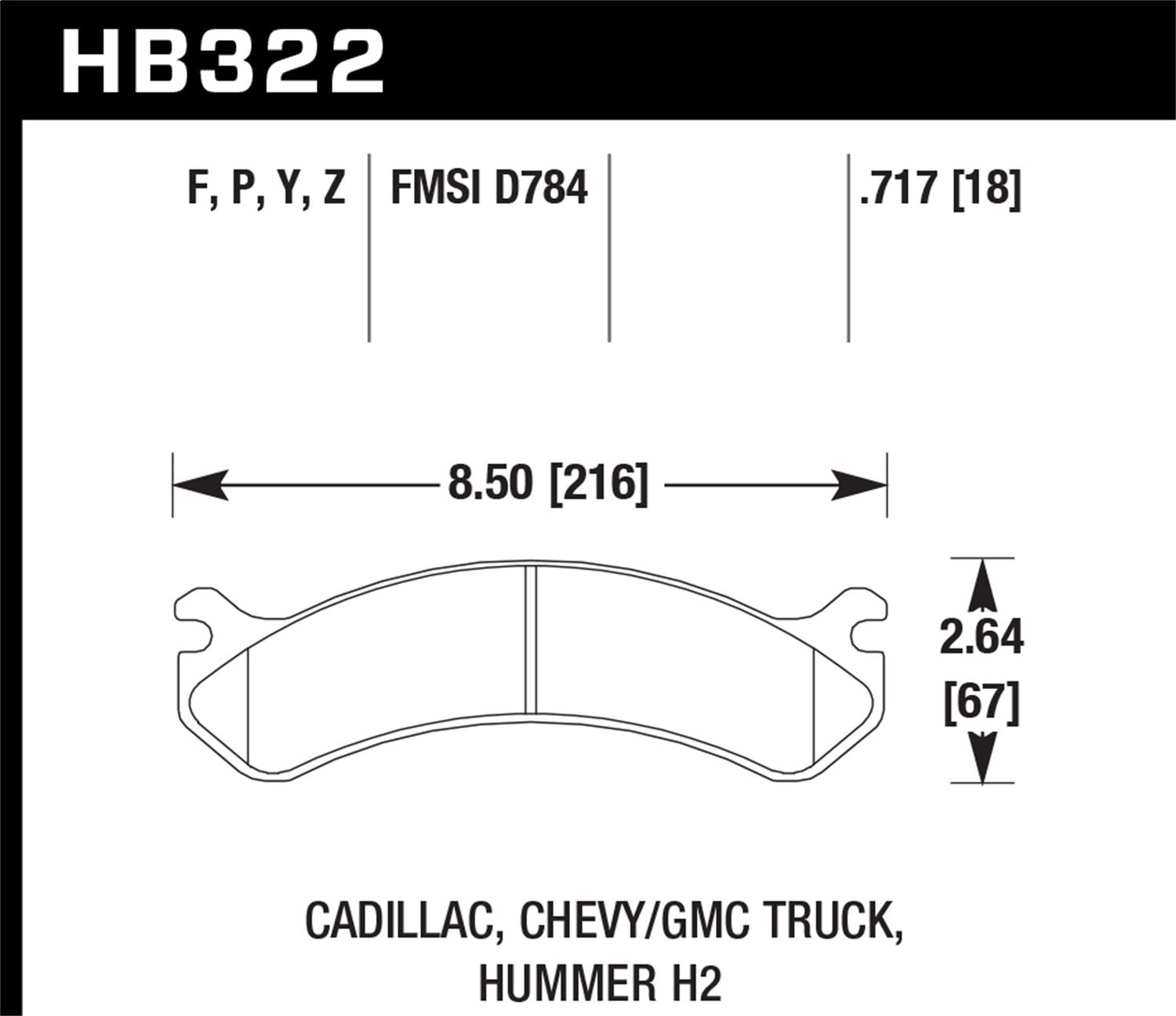 Hawk Performance HB322P.717 SuperDuty Brake Pad