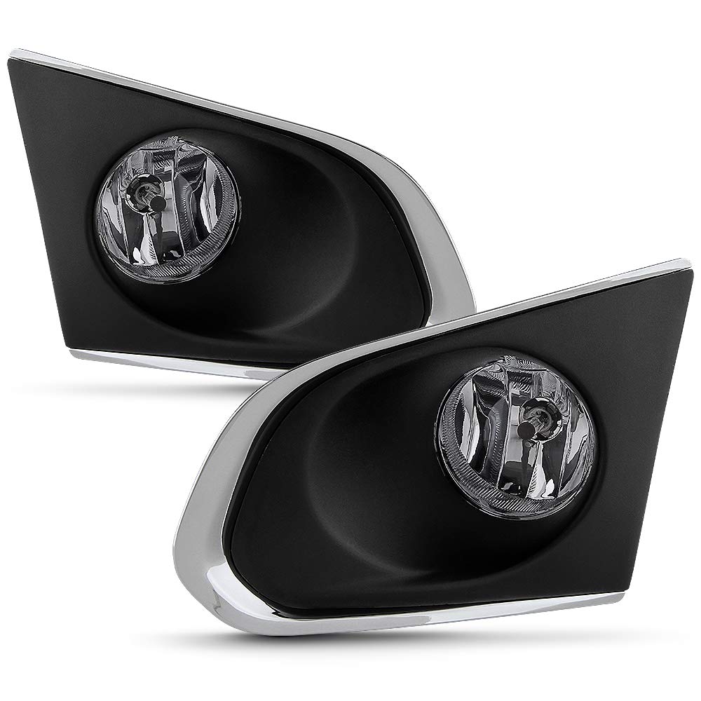 Acanii - For 2015-2016 Chevy Trax Bumper Driving Fog Lights Lamps+Switch+Bulbs Assembly Driver & Passenger Side