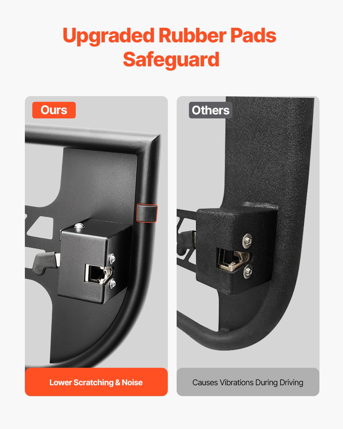 VEVOR Jeep Tube Doors, 2-Door, Hunting Style Jeep Tubular Door with Heavy-Duty Hinges & OE Latch, Jeep Doors with Rear View Mirr