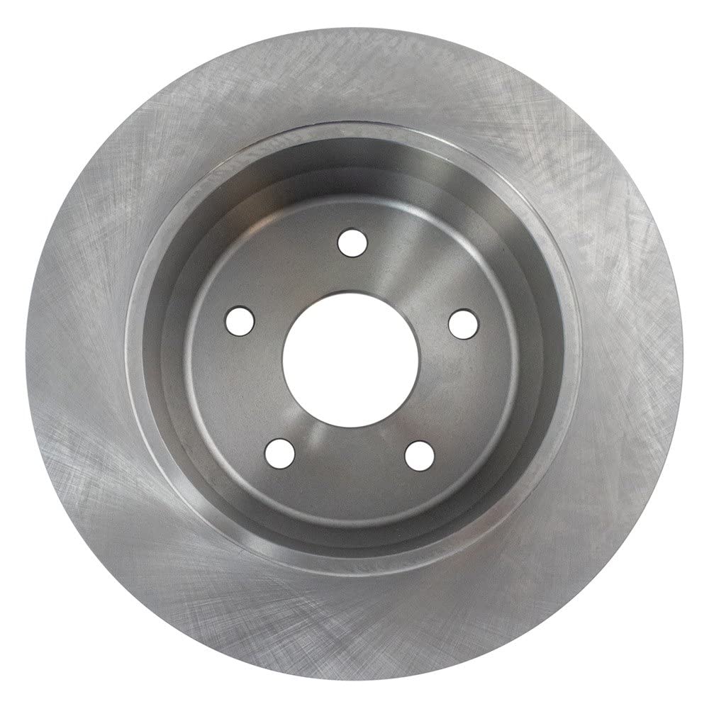 Trq Rear Brake Rotors Set Solid Compatible With 1999-2004 Jeep Grand Cherokee