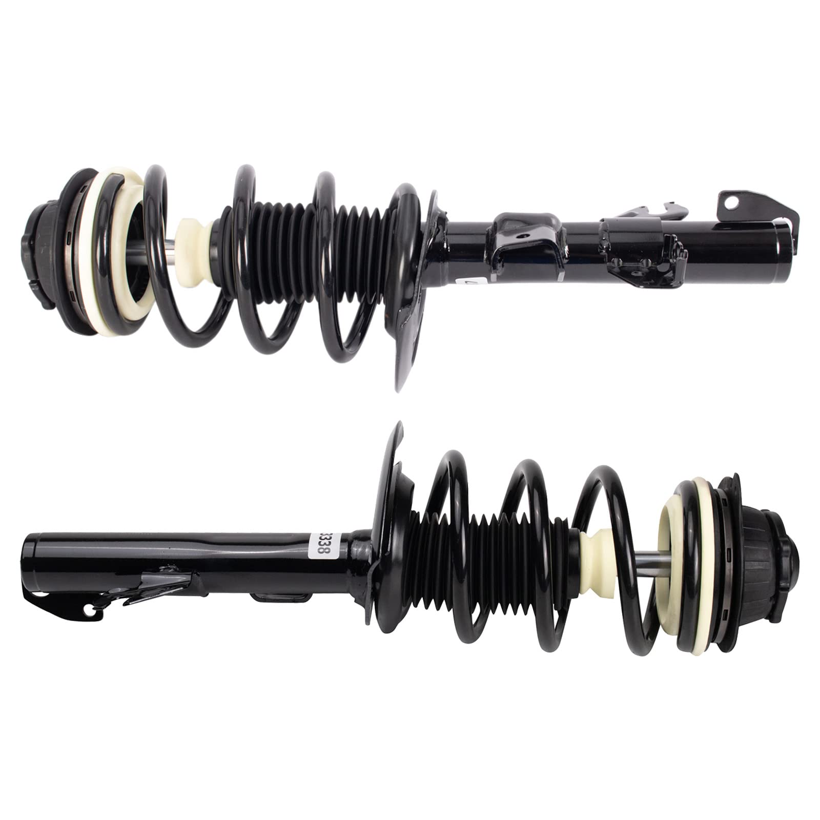 Trq Front Strut & Coil Spring Assembly Set Driver & Passenger Sides Compatible With 14-22 Jeep Cherokee